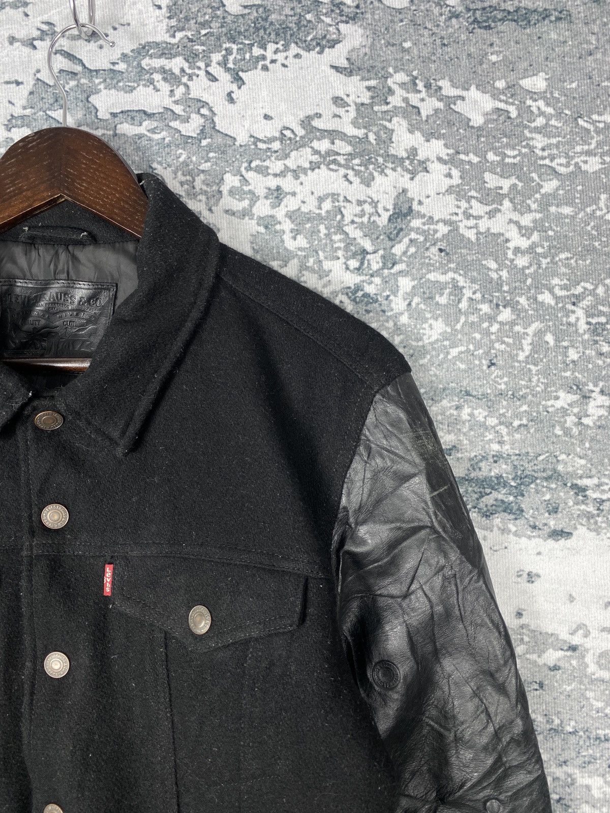 Vintage Levi's Sleeve Leather Varsity Jacket