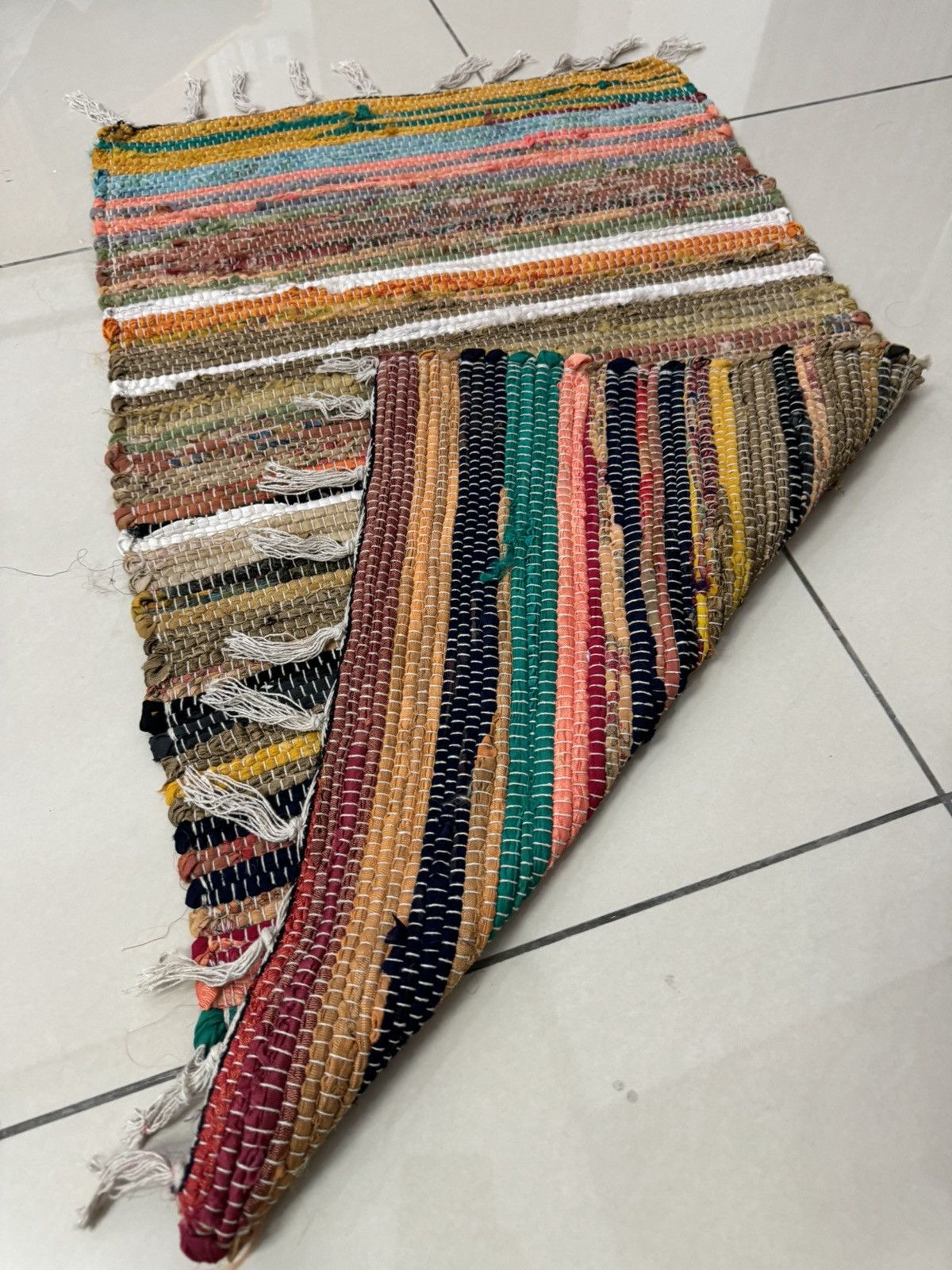 Other SASHIKO BORO MULTICOLORS DOOR MAT Size ONE SIZE - 4 Thumbnail