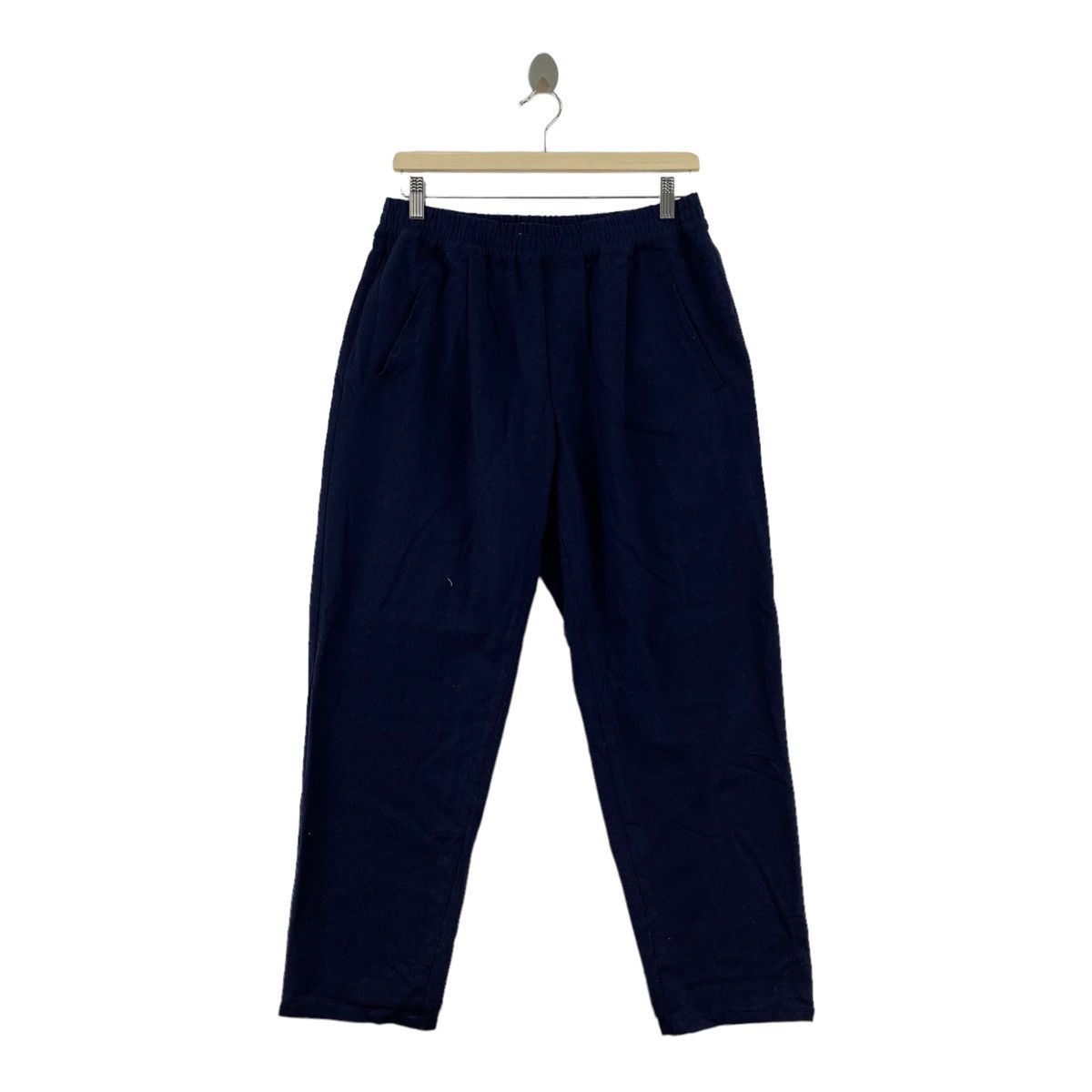Japanese Brand MELAN CLEUGE Japanese Brand Navy Baggy Casual Trousers Pant Size US 28 / EU 44 - 1 Thumbnail