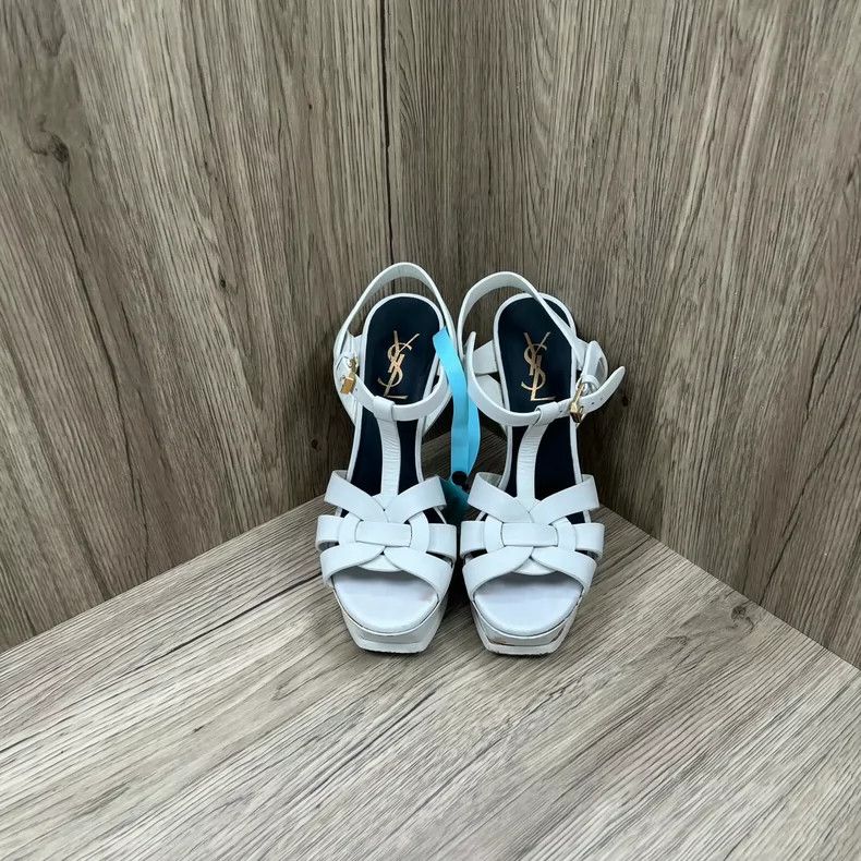Saint Laurent ParisWhite high-heeled sandals 2504-Nextarr
