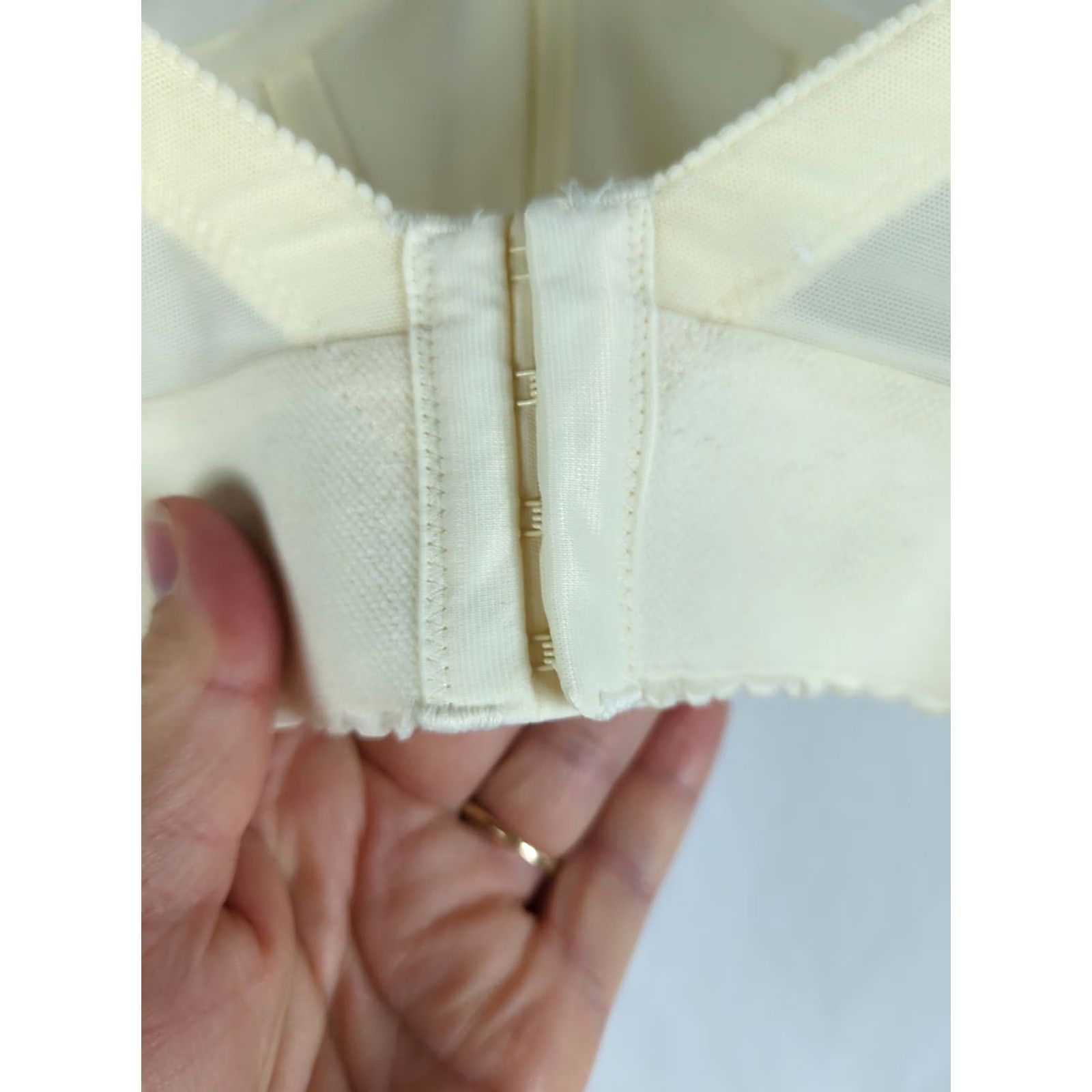 Vintage Dominique Noemi Bustier Womens Bridal Corset Top Beig e 42D Underwired Lace High Support Vintage No Size ONE SIZE - 5 Thumbnail