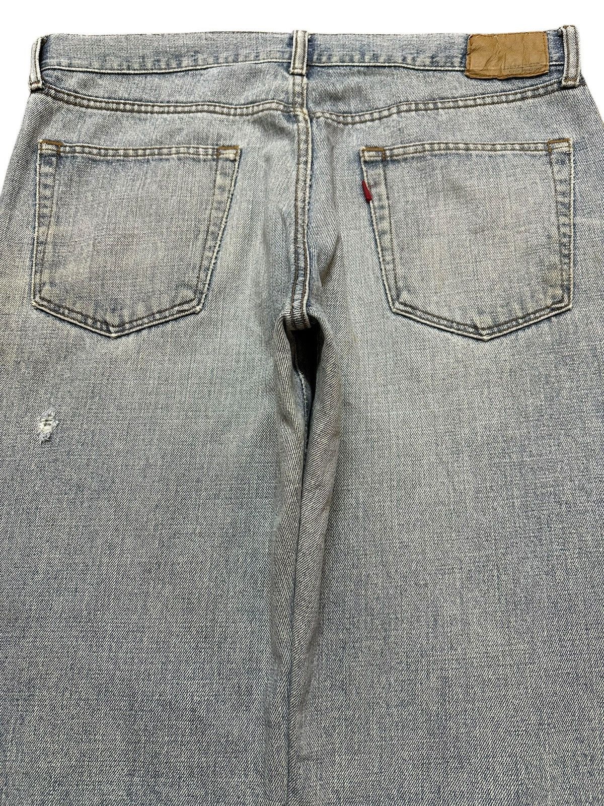 Japanese Brand Vintage Japanese Brand Faded Wash Distressed Baggy Jeans Size US 34 / EU 50 - 5 Thumbnail