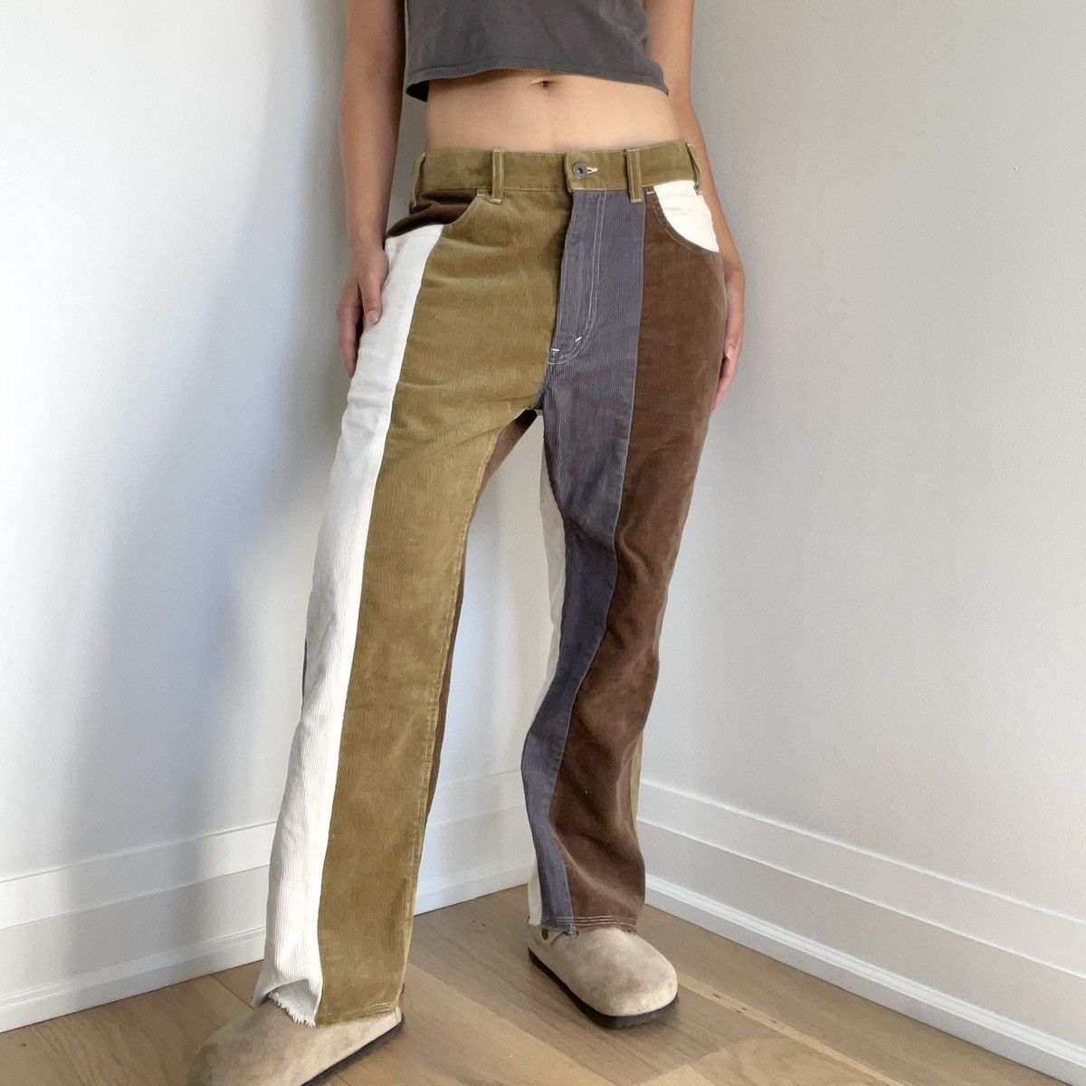 Needles AiE New York Panelled Corduroy Pants Size US 32 / EU 48 - 4 Thumbnail