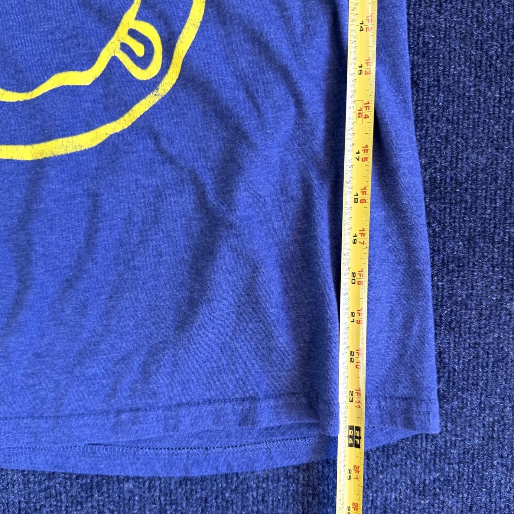 Vintage Nirvana Shirt Medium Blue Smiley Face Graphic Band Tee Cotton Blend Mens Size US M / EU 48-50 / 2 - 5 Thumbnail