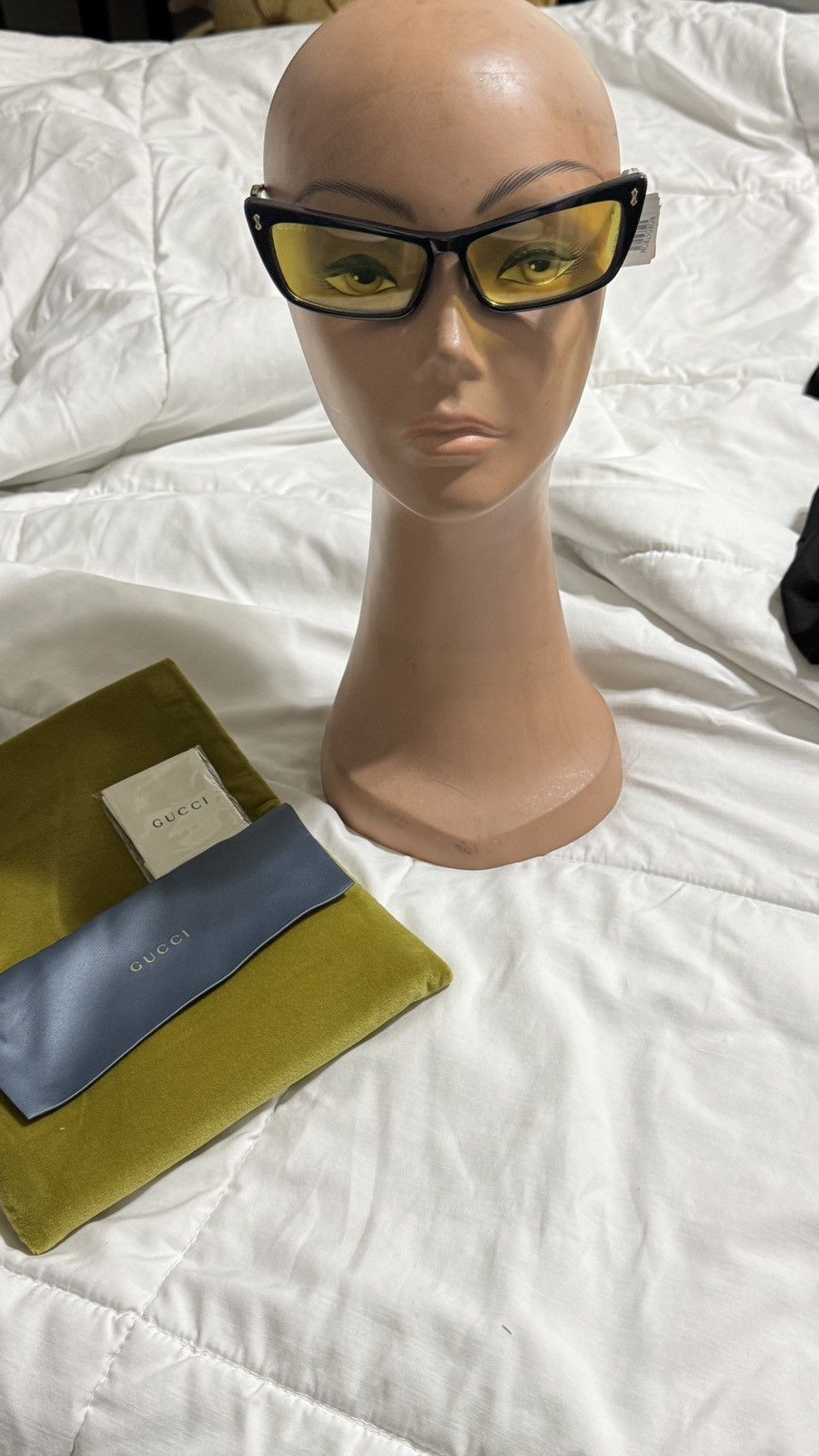 Gucci GUCCI Cat Eye Sunglasses Size ONE SIZE - 1 Thumbnail