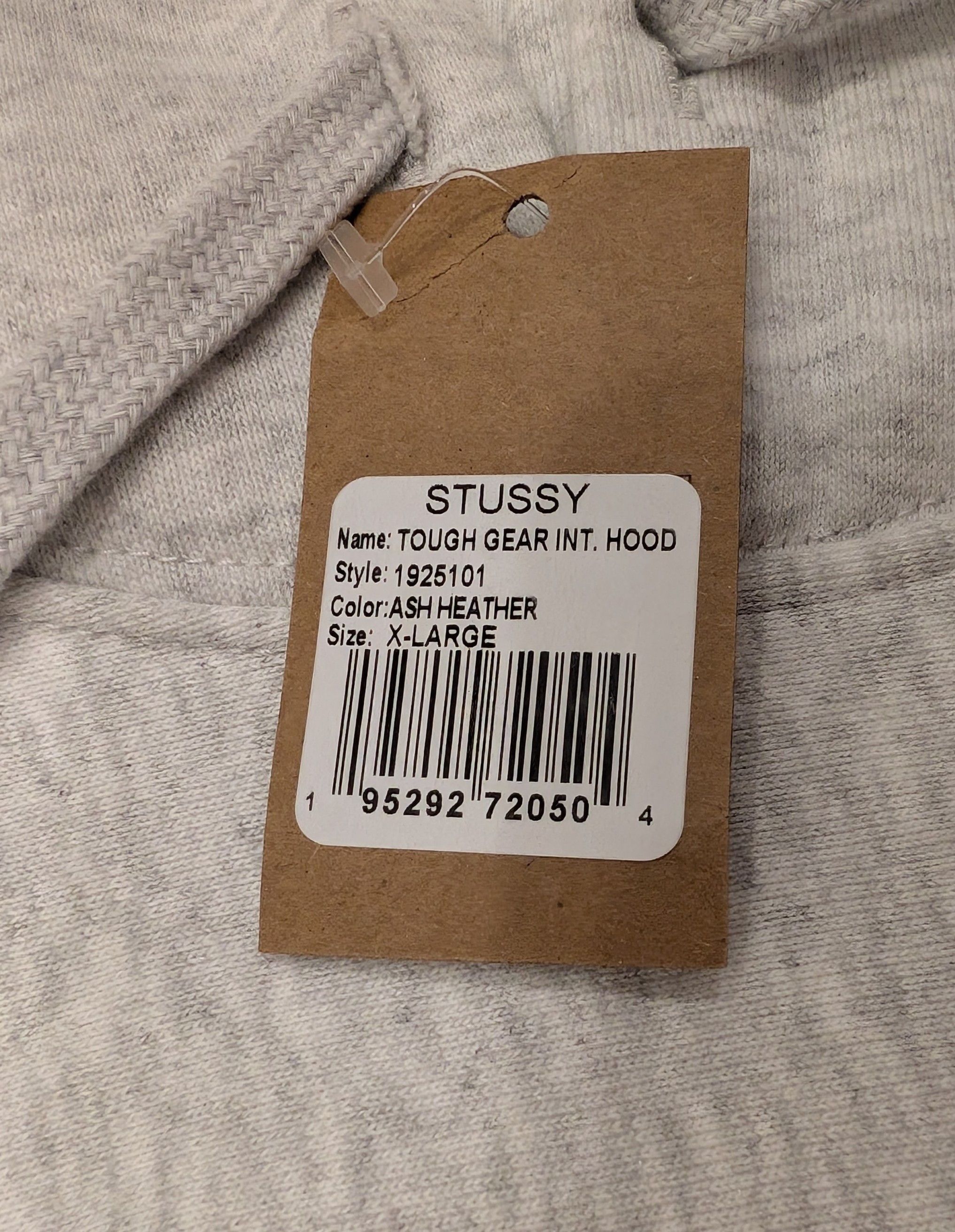 Stussy NWT Stussy Tough Gear International Hoodie Ash Heather Size US XL / EU 56 / 4 - 3 Thumbnail