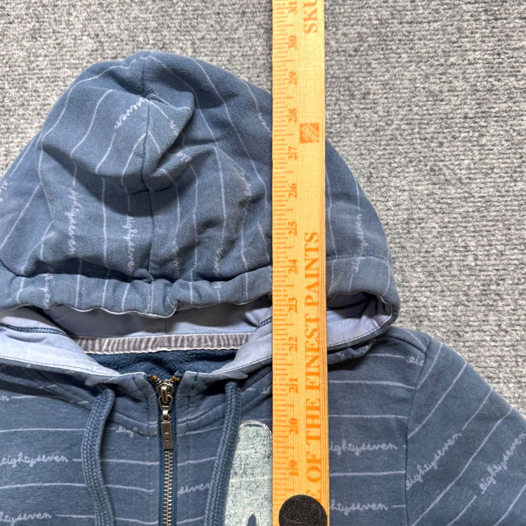 Aeropostale VINTAGE Aeropostale Full-zip Jacket Womens XS Striped Hooded Full-zip Y2K Grunge Shirt Womens XS Blue Distressed Flare? Size XS / US 0-2 / IT 36-38 - 3 Thumbnail