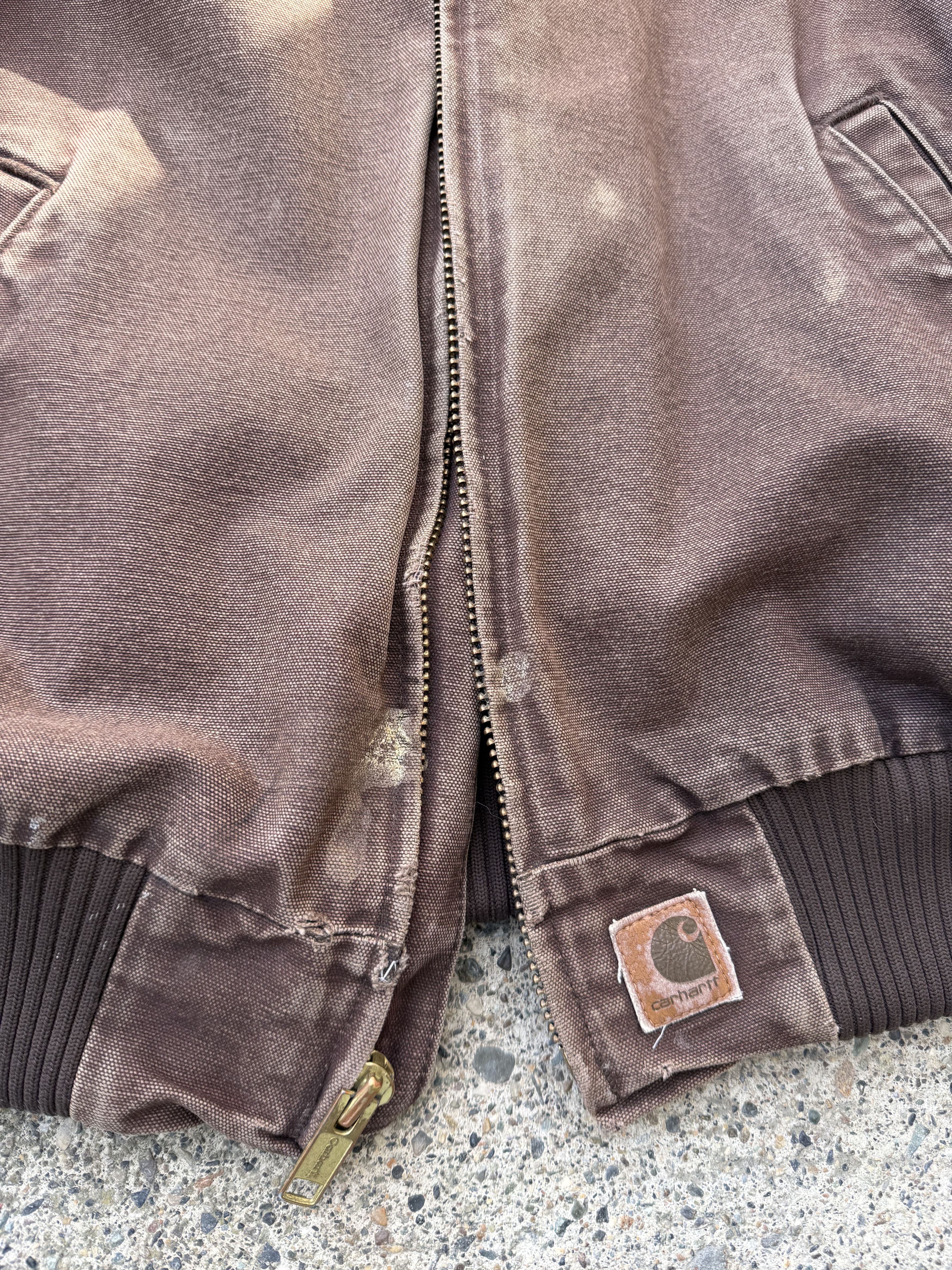 Carhartt Vintage Y2K Carhartt FADED brown J14 DKB Santa fe jacket Size US XL / EU 56 / 4 - 2 Thumbnail