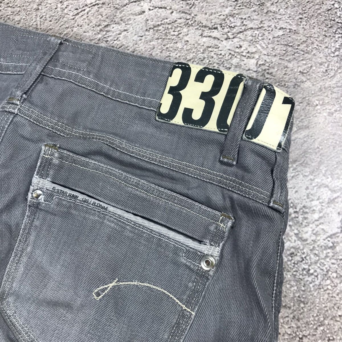 Vintage Vintage G Star Distressed Low Rise Flared Jeans Skate Y2K 29 Size US 29 - 9 Thumbnail