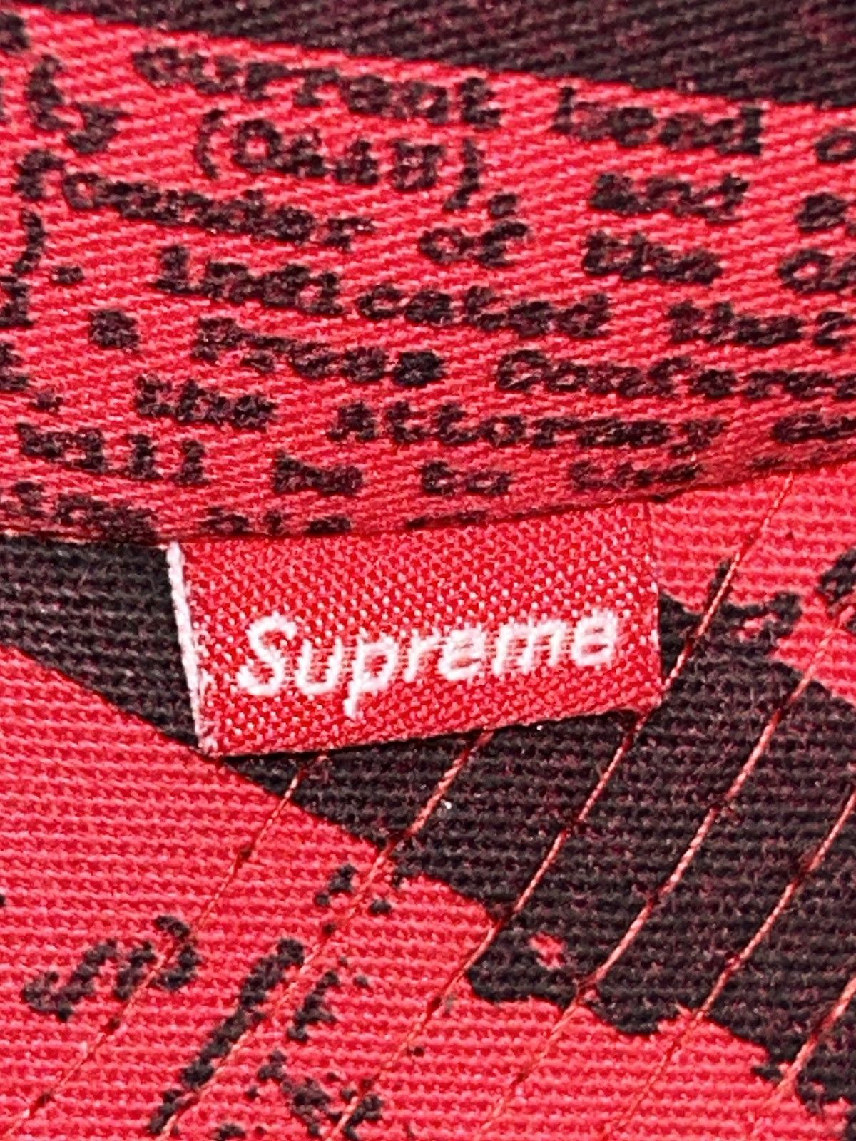 Supreme Supreme FBI 6 Panel Cap Red 2004 RARE HAT Size ONE SIZE - 7 Thumbnail