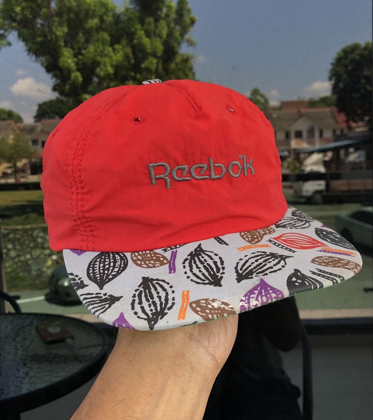 Vintage Reebok USA 🇺🇸 Baseball Caps Red Hats for Men Snapback