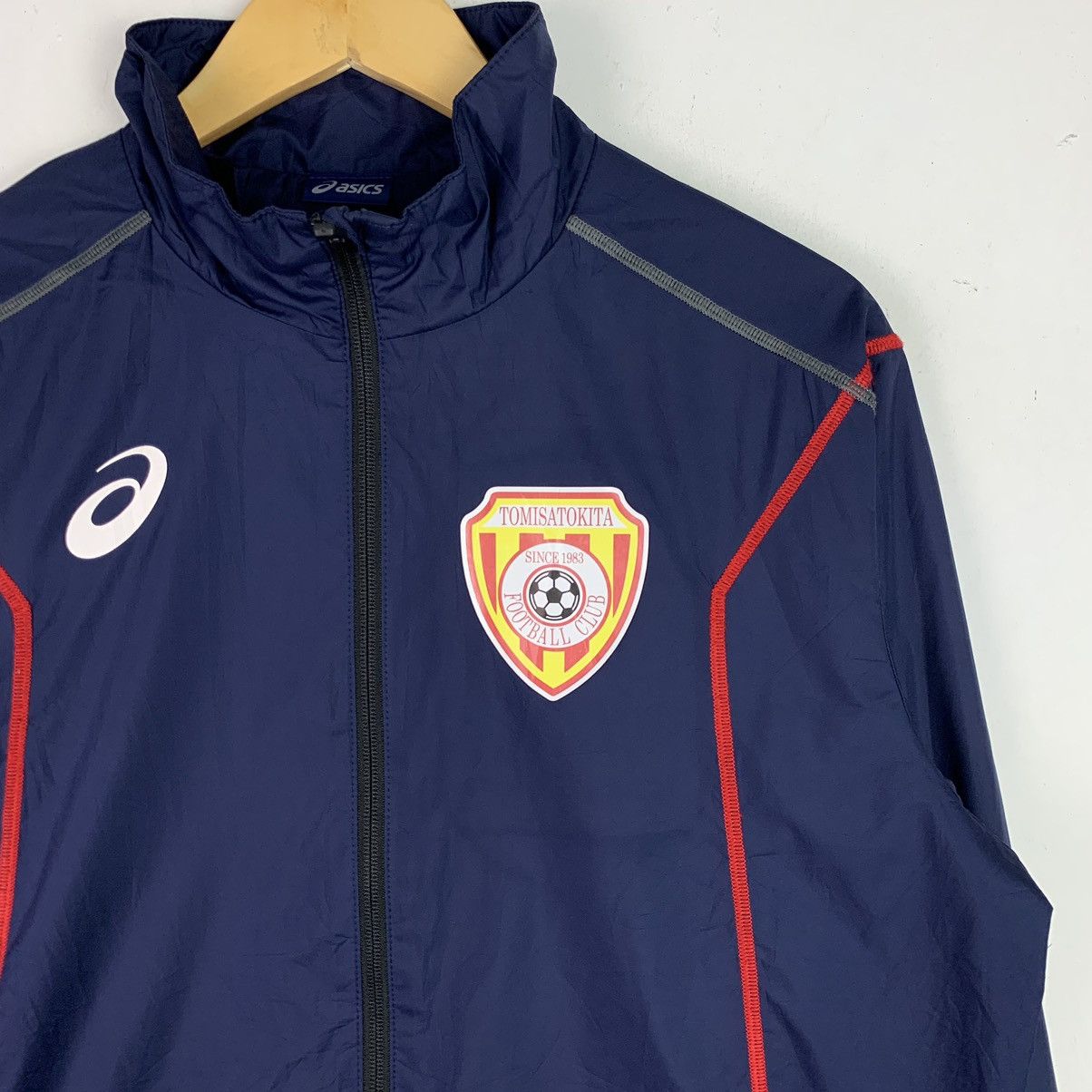 Japanese Brand Vintage Full zipper windbreaker jacket Size US L / EU 52-54 / 3 - 3 Thumbnail