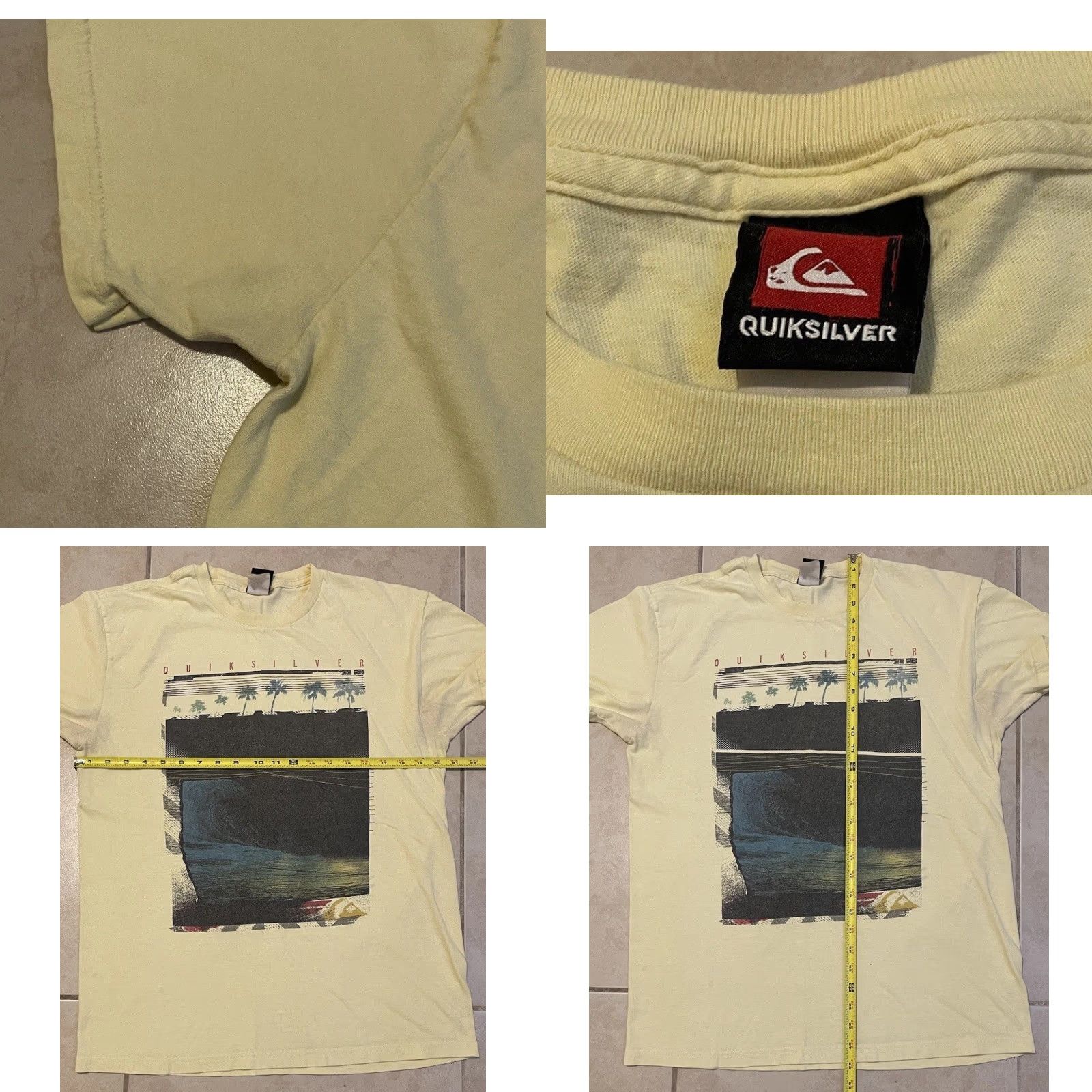 Ocean Pacific Vtg Quiksilver Faded Shirt M L Surf Skate Grunge Billabong Gotcha OP TC 90s Y2K Size US M / EU 48-50 / 2 - 8 Thumbnail