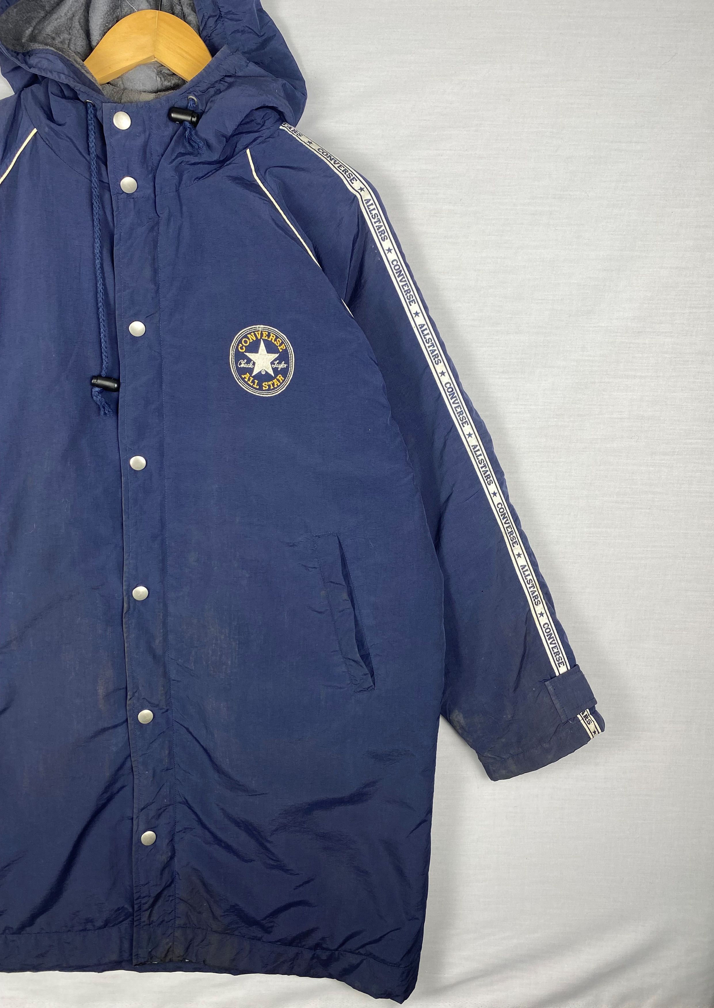Converse Vintage Converse Hoodie Button Up Long Sport Jacket Size US L / EU 52-54 / 3 - 3 Thumbnail