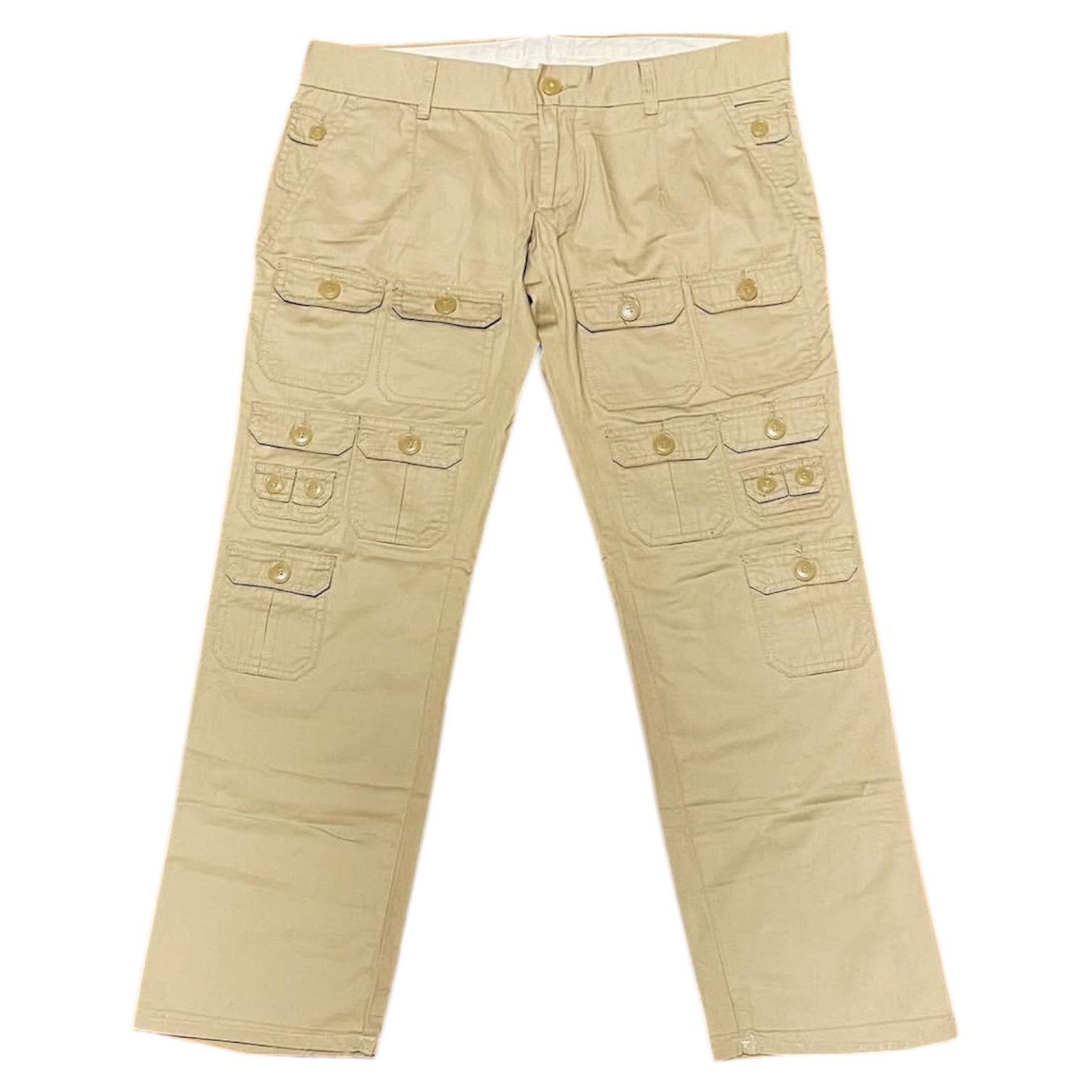 Dolce & Gabbana S/S 2008 Dolce Gabbana D&G Multipocket Tactical Cargo Pants Size US 35 - 1 Thumbnail