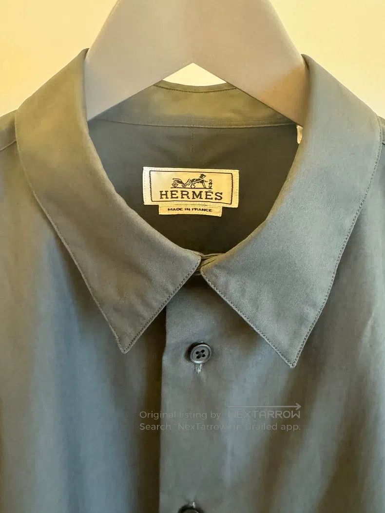 Hermes Hermes Long-sleeve casual shirt Size US XXS / EU 40 - 3 Thumbnail