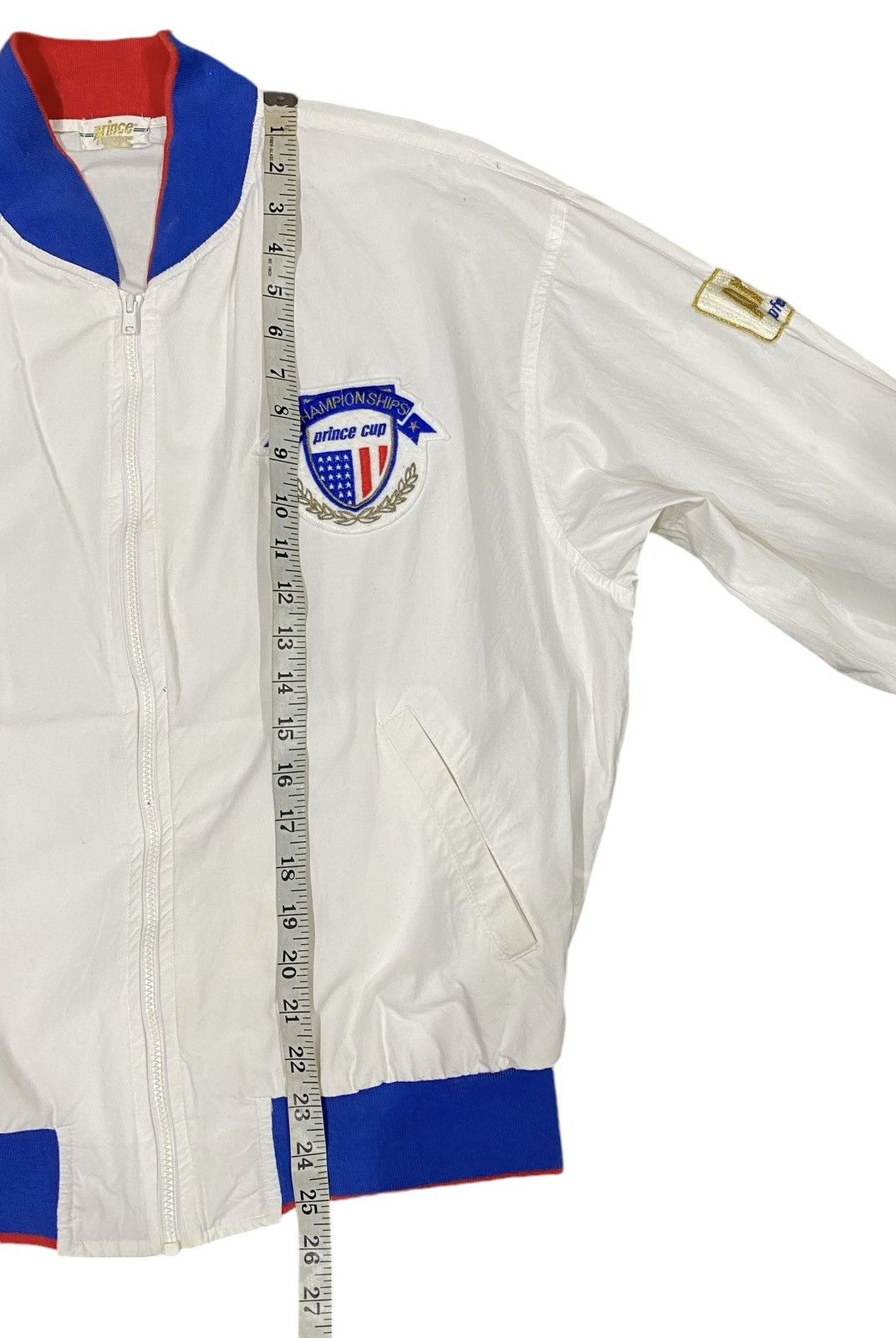 Vintage Vtg 90s PRINCE Cotton Zipper Jacket Size US L / EU 52-54 / 3 - 18 Thumbnail