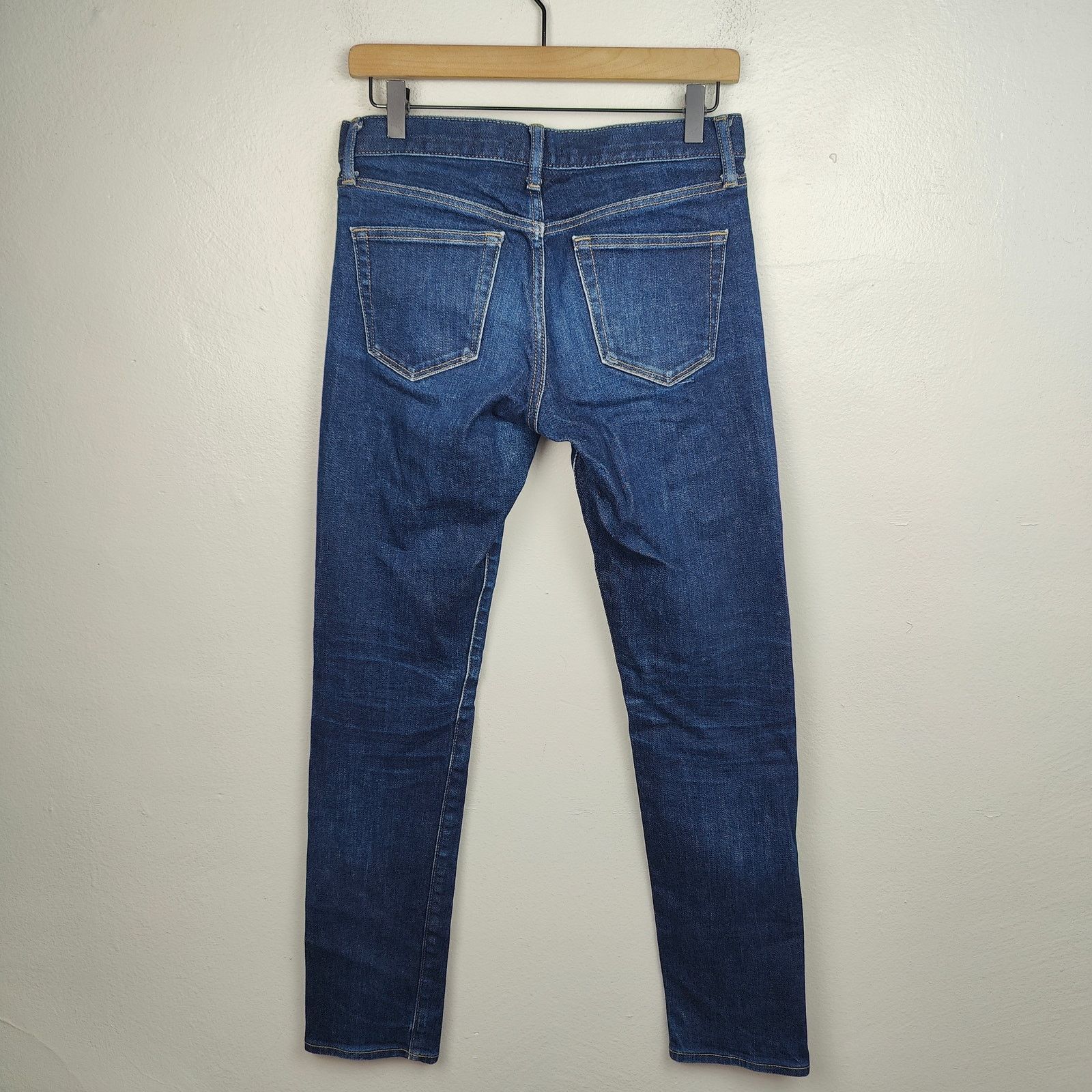 Uniqlo Uniqlo Selvedge Jeans Mens 29 Indigo Wash Slim Fit Zip Fly Size US 29 - 6 Thumbnail