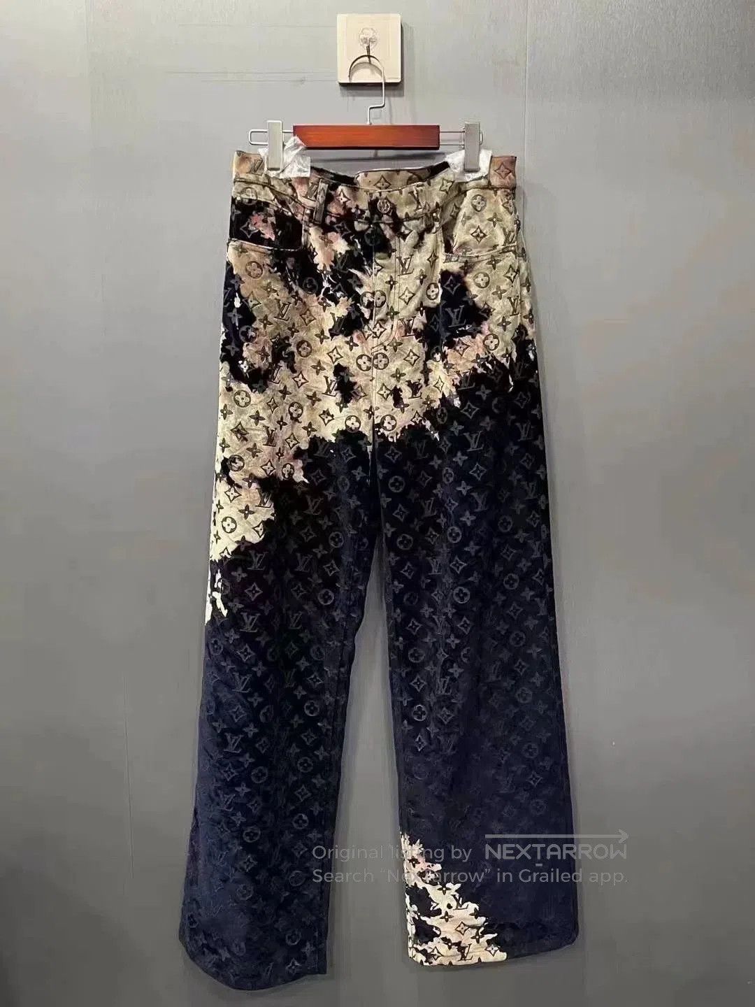 Louis Vuitton lv louis vuitton flame logo denim pants. Size US 29 - 1 Thumbnail