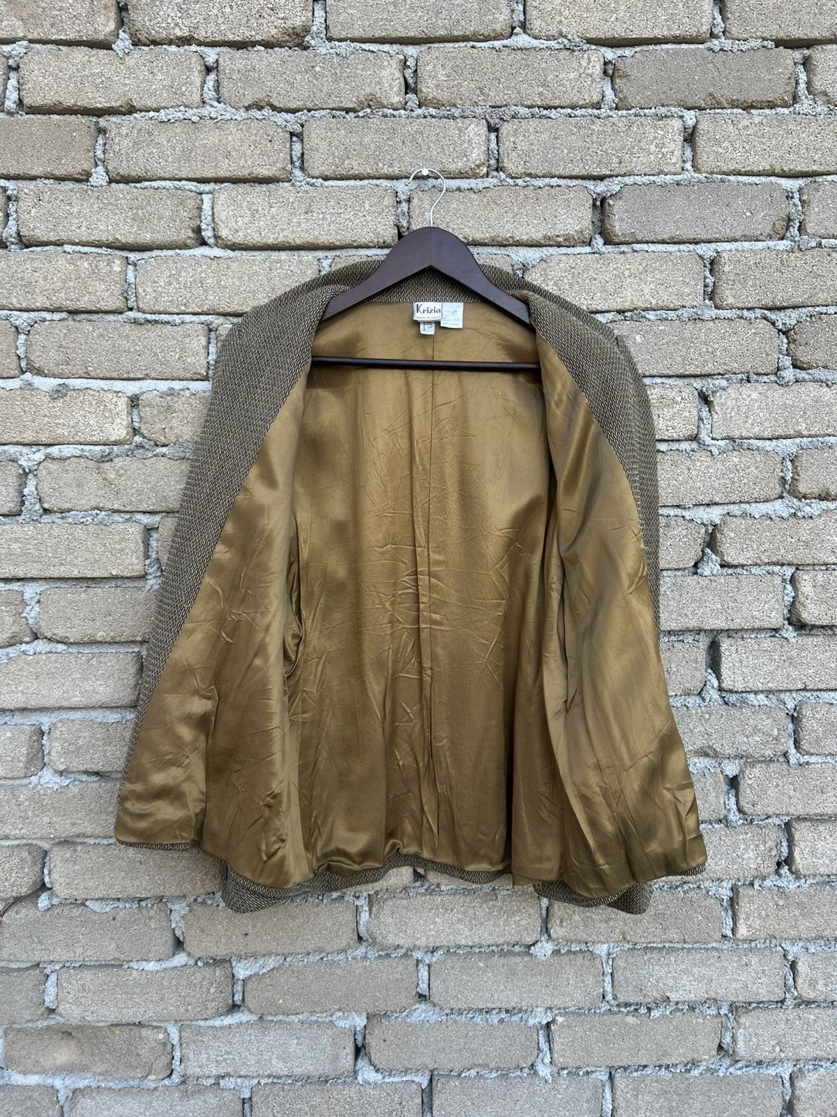 Krizia Krizia Lana Wool Coat Button Up Size XL / US 12-14 / IT 48-50 - 8 Thumbnail