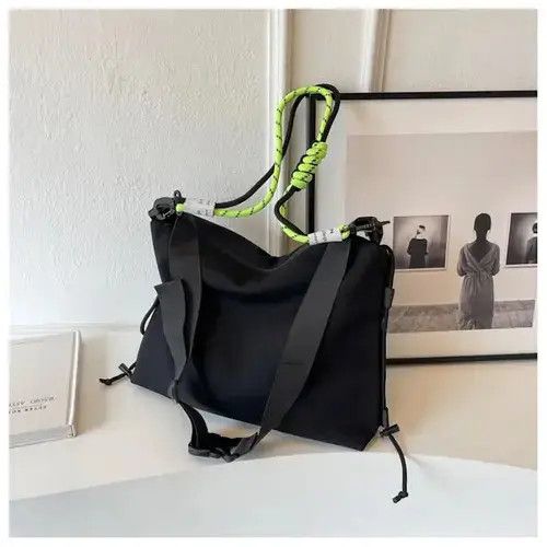 Japanese Brand Unisex Large Nylon Crossbody Bag Size ONE SIZE - 3 Thumbnail