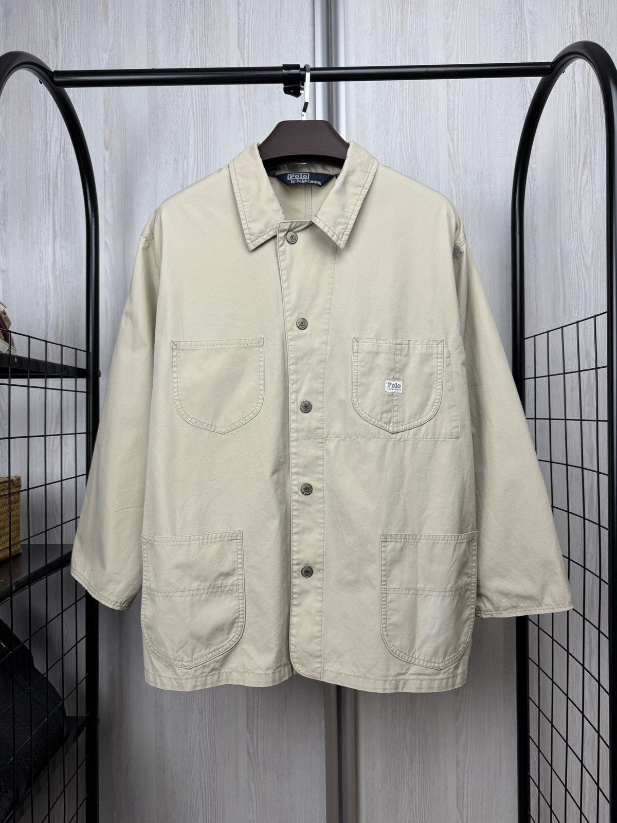Polo Ralph Lauren Polo Ralph Lauren vintage beige flare sleeves button jacket Size US L / EU 52-54 / 3 - 1 Thumbnail