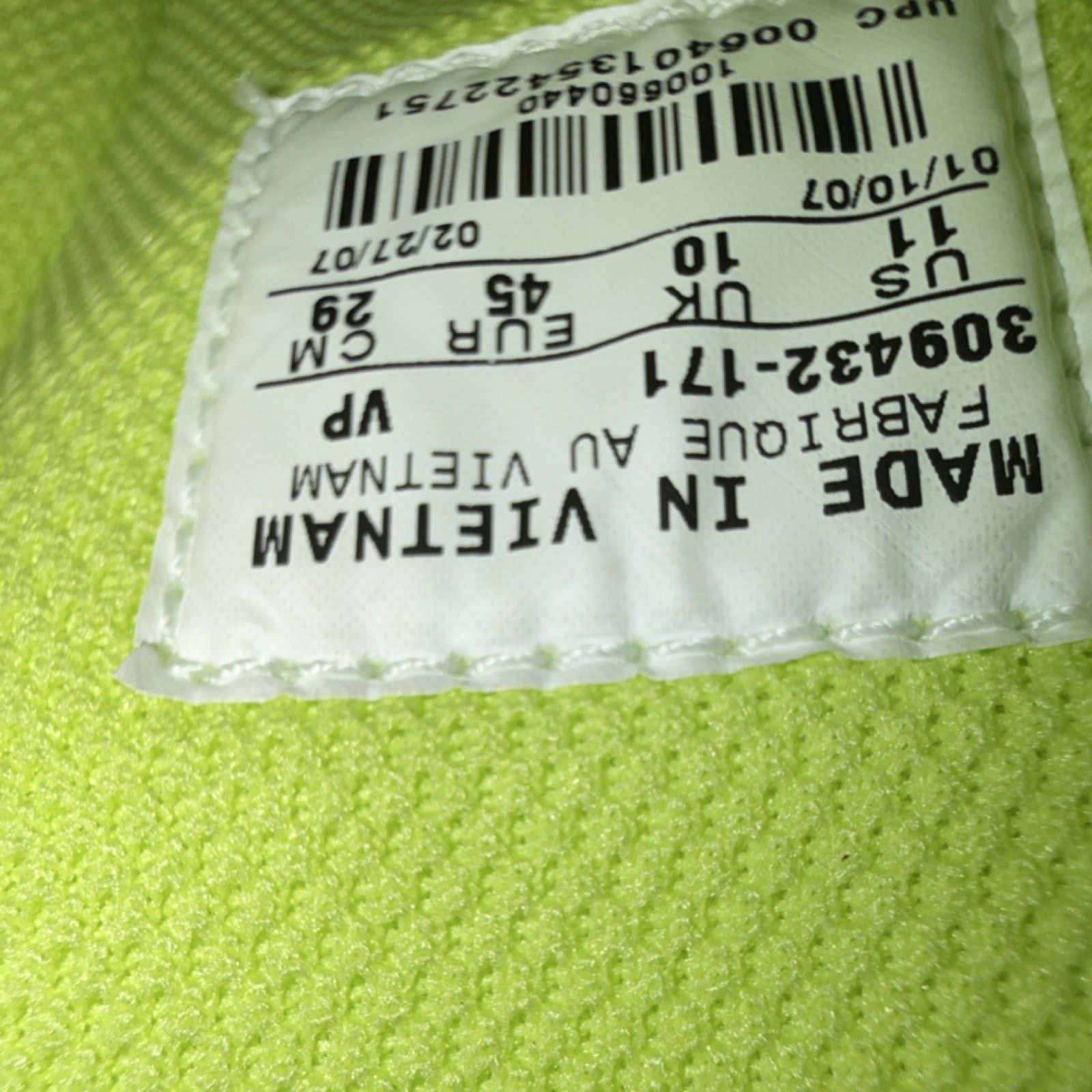 Nike Nike Dunk High White Lemon Chiffon Radiant Green Men's 11M Size US 11 / EU 44 - 6 Thumbnail