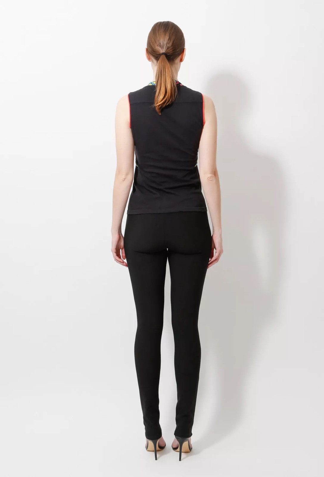 Paris Multicolor Floral Tank Top 2004 Vintage 2000s