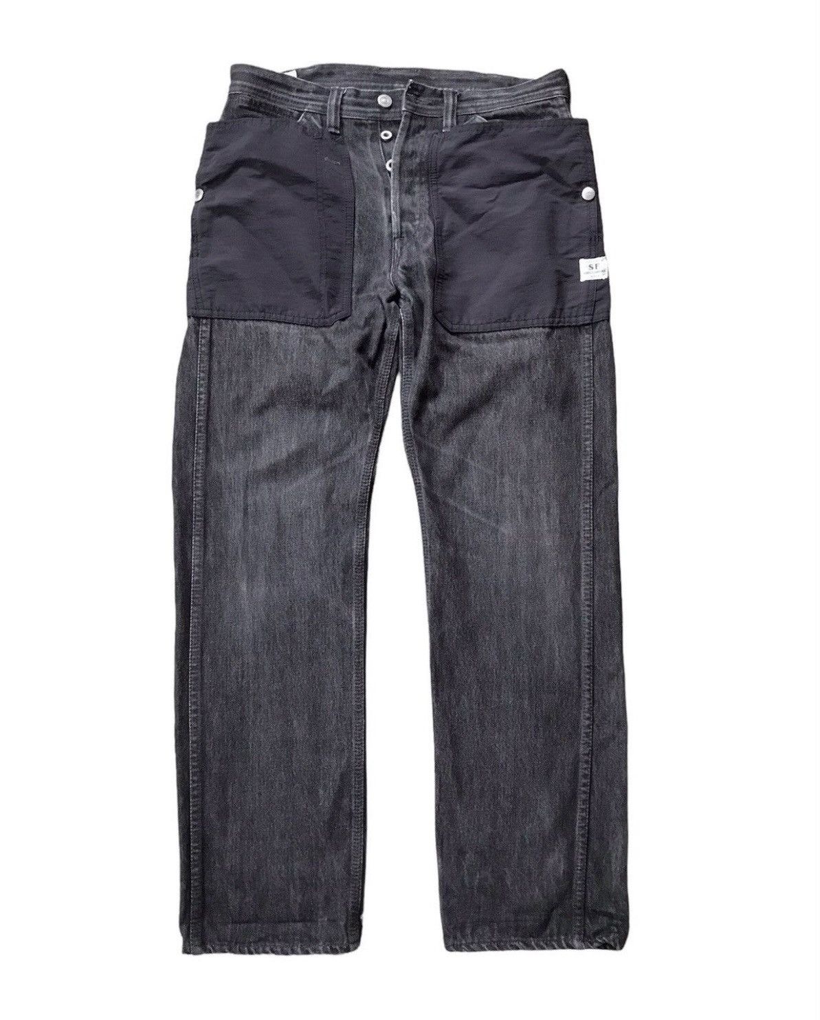 Sassafras 💥Vintage Sassafras Japan Denim Bush Pant Size US 30 / EU 46 - 2 Thumbnail