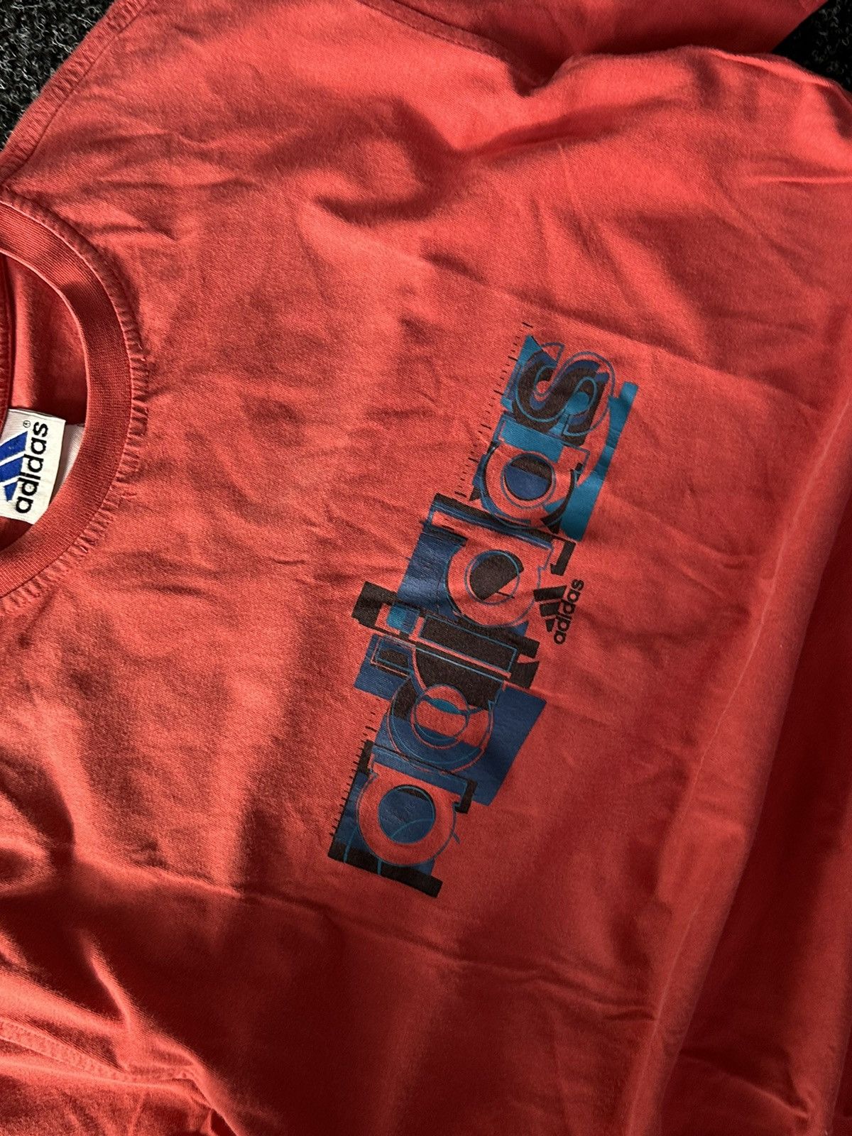 Adidas × Vintage 90s Adidas Central Vintage Y2K Oversize T-Shirt west germany Size US M / EU 48-50 / 2 - 4 Thumbnail