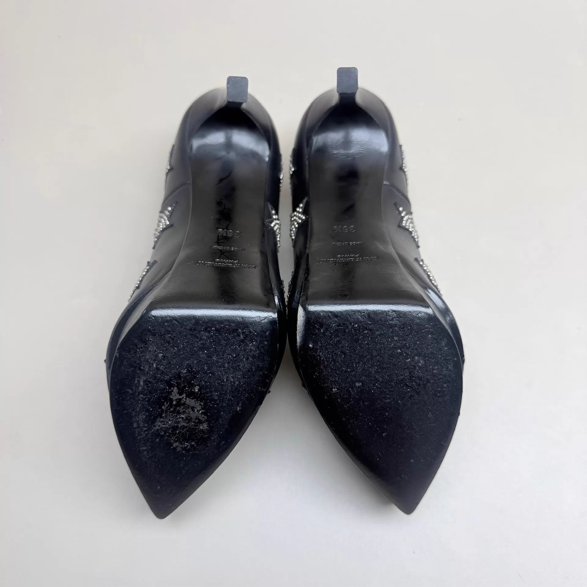 Yves Saint Laurent YSL Star Crystal Platform Heels EU 36.5 Mint Size US 6 / IT 36 - 6 Thumbnail