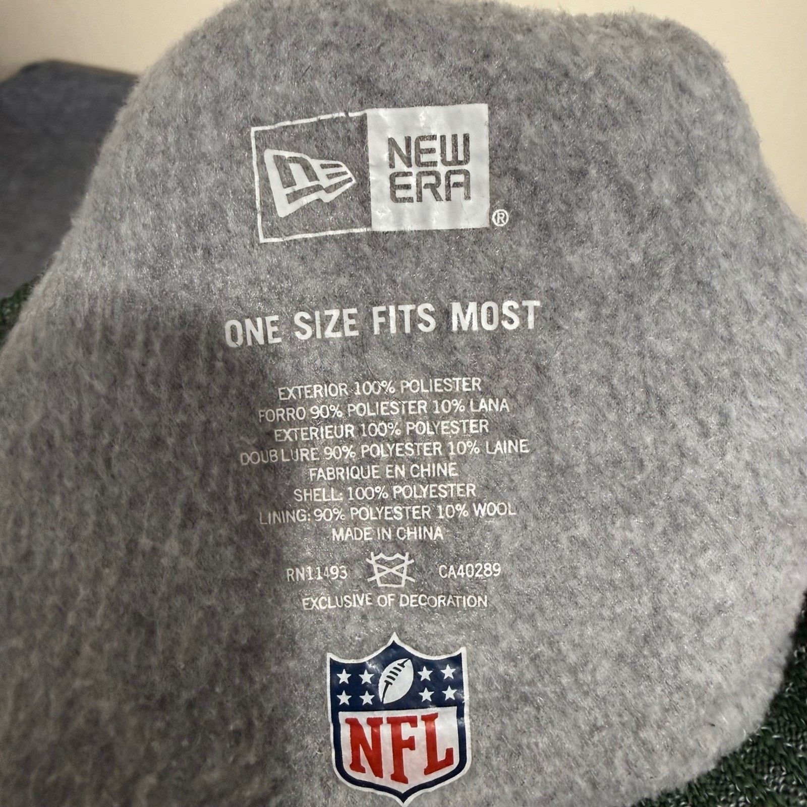 New Era New Era Green Bay Packers NFL Knit Beanie Green Striped Size ONE SIZE - 4 Thumbnail