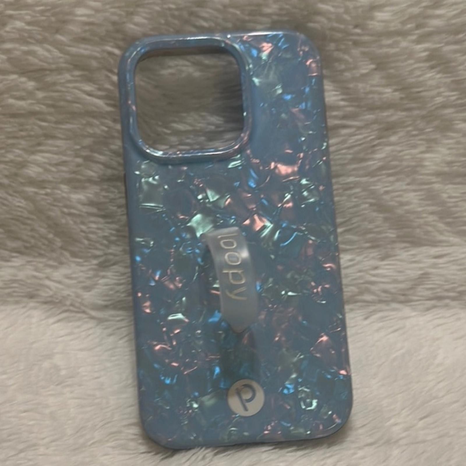 Other Loopy Case iPhone 14 Pro Iridescent Blue Phone Case EUC Size ONE SIZE - 2 Thumbnail