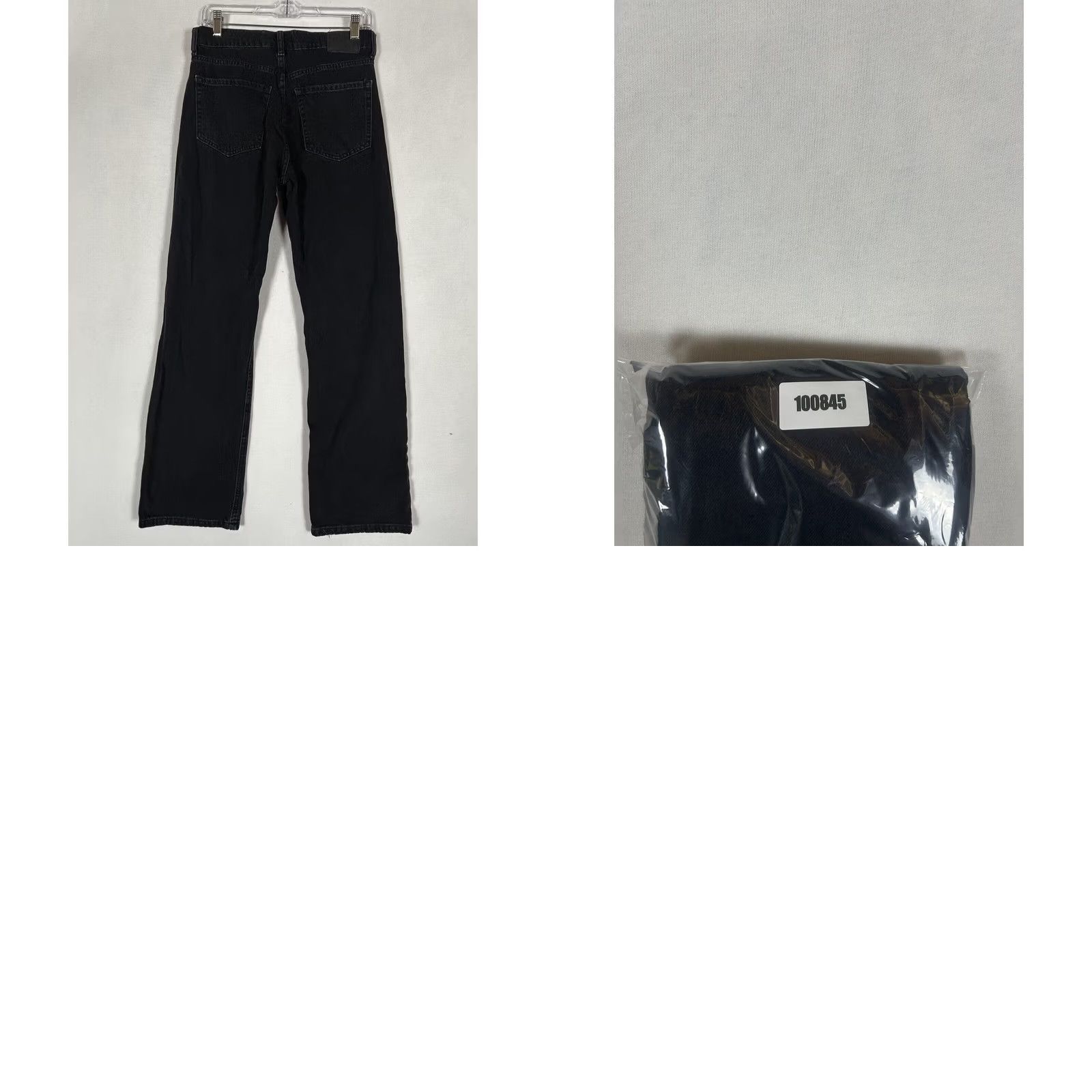 Vintage Aéropostale Jeans Baggy 90s Womens Size 4 REG Button Fly Black High Rise Y2K Size 27" / US 4 / IT 40 - 8 Thumbnail