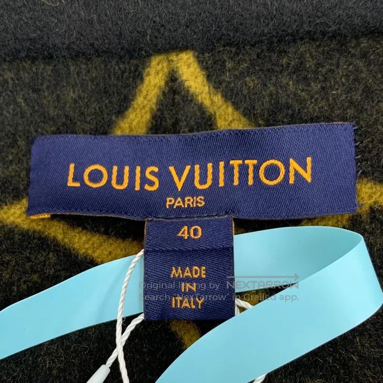 Louis Vuitton Louis Vuitton Cropped Double Breasted Coat 1 with Black Li Size S / US 4 / IT 40 - 5 Thumbnail