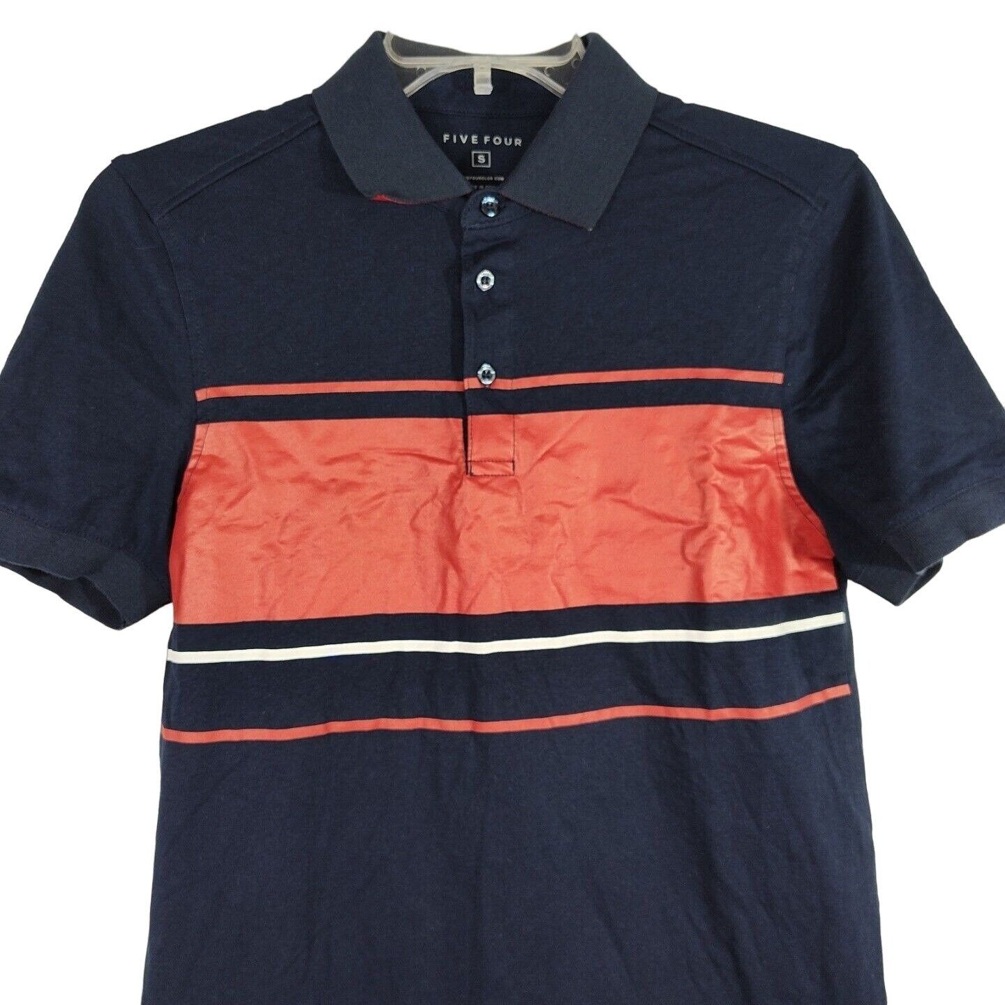 Five Four Five Four Blue Polo Shirt Golf Size S Short Sleeve Casual Size US S / EU 44-46 / 1 - 1 Thumbnail