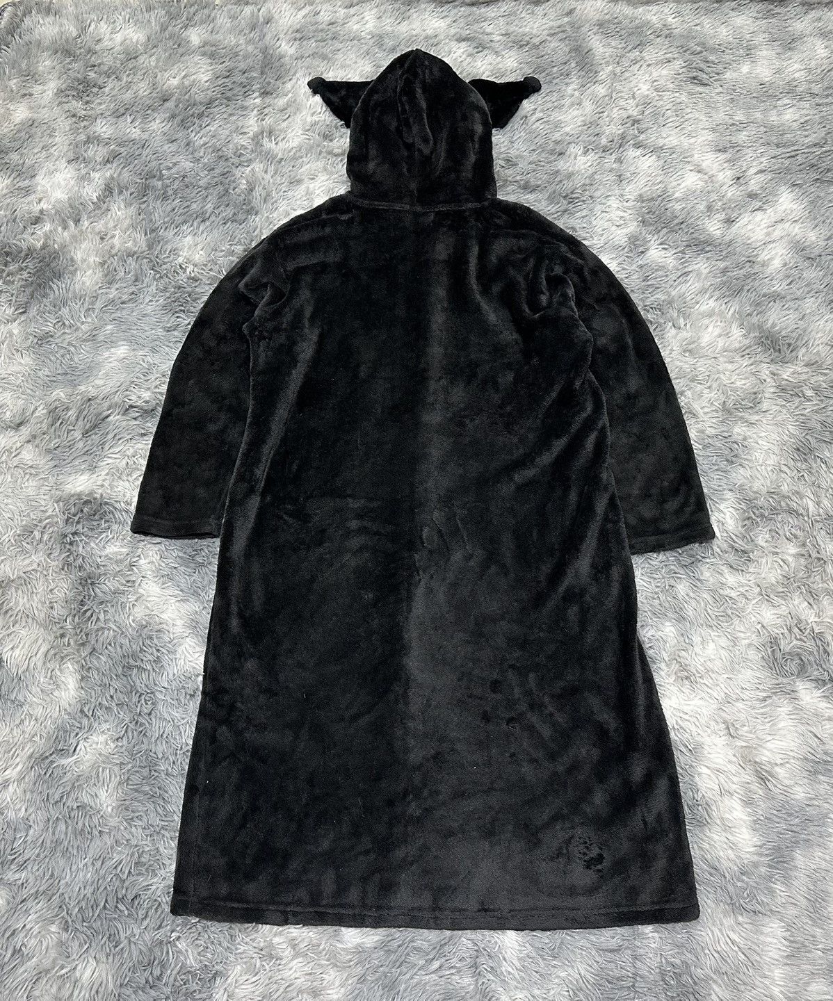 Japanese Brand 🔥Sick Y2K Kuromi Devil Ear Hood Velvet Coat Long Cardigan Size US L / EU 52-54 / 3 - 8 Thumbnail