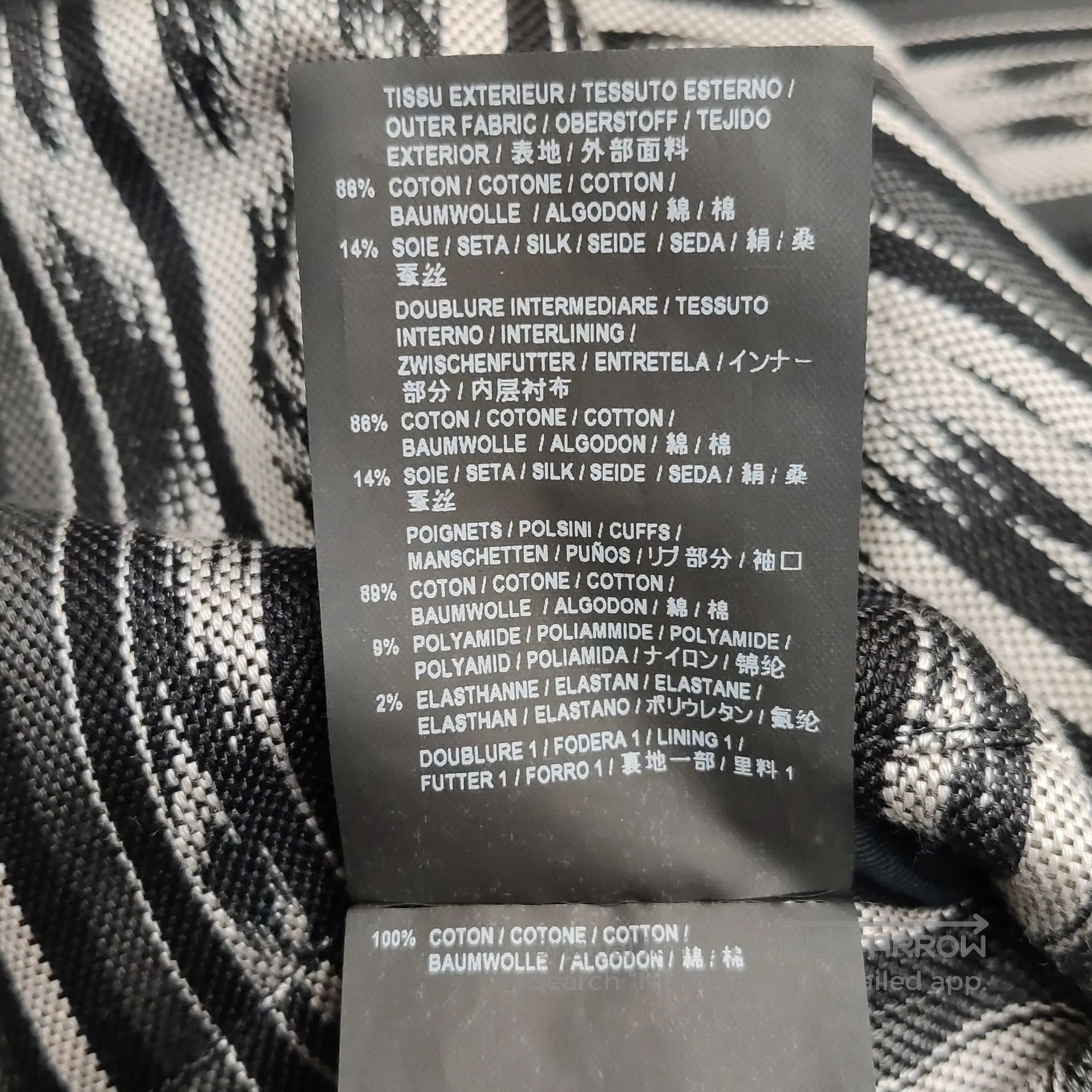 Saint Laurent Paris Saint Laurent Striped Zip. Size US M / EU 48-50 / 2 - 8 Thumbnail