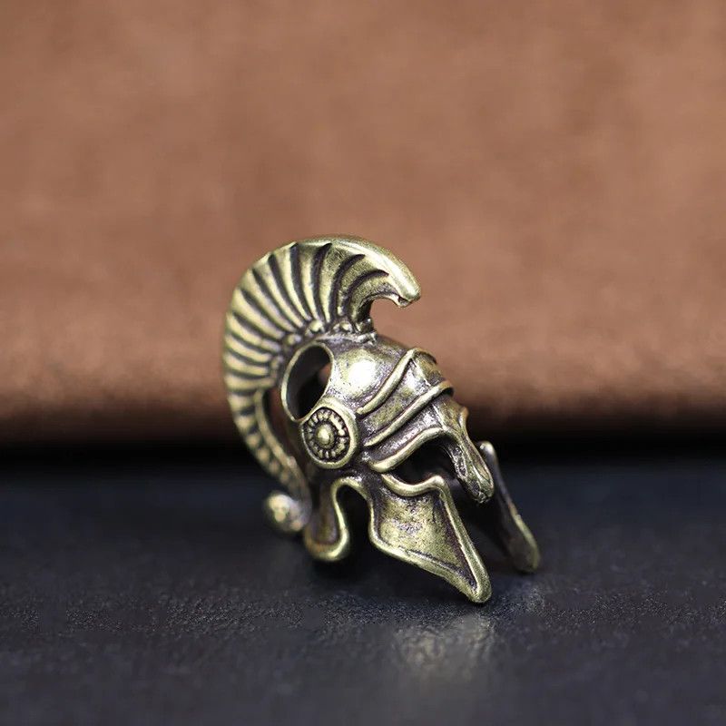 Handmade 3Pcs Spartan Roman Helmet Knife Beads Paracord Bead Zipper Size ONE SIZE - 1 Thumbnail