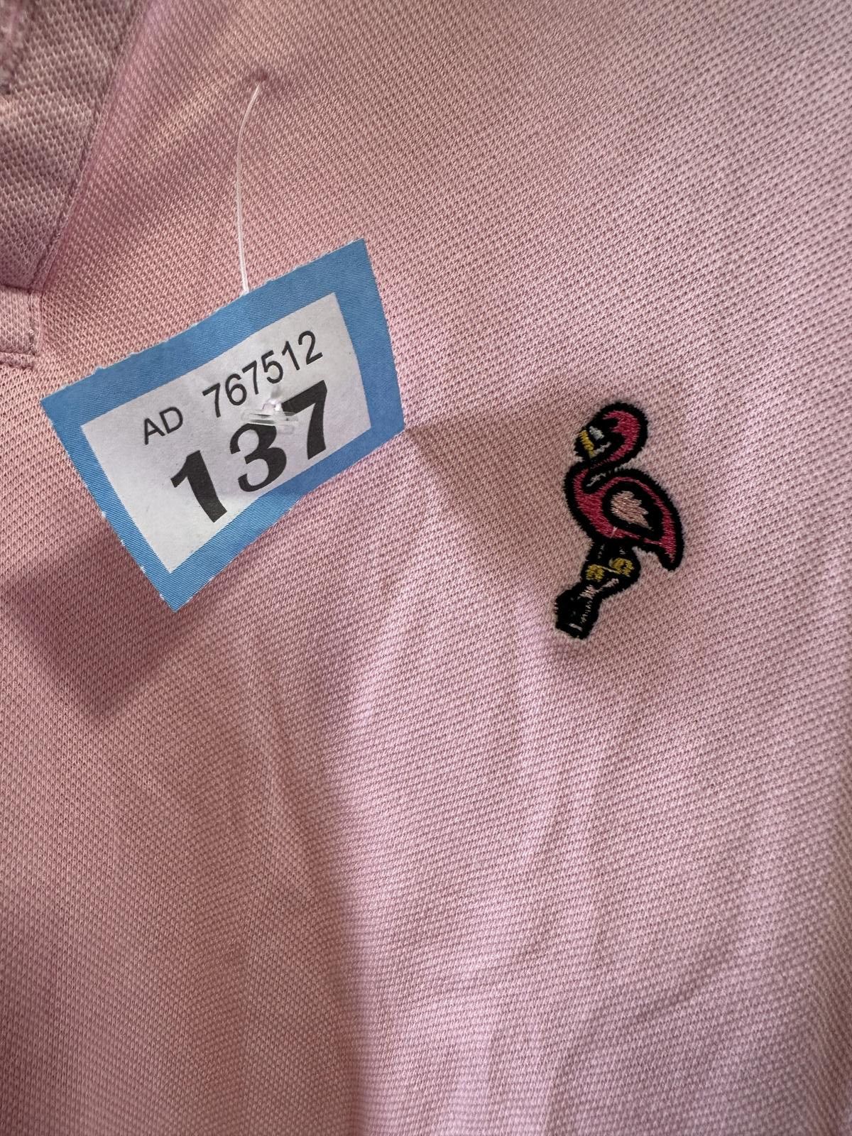 Eastpak Easy Slim Fit Pink Men's Polo Shirt Medium Size US M / EU 48-50 / 2 - 2 Thumbnail