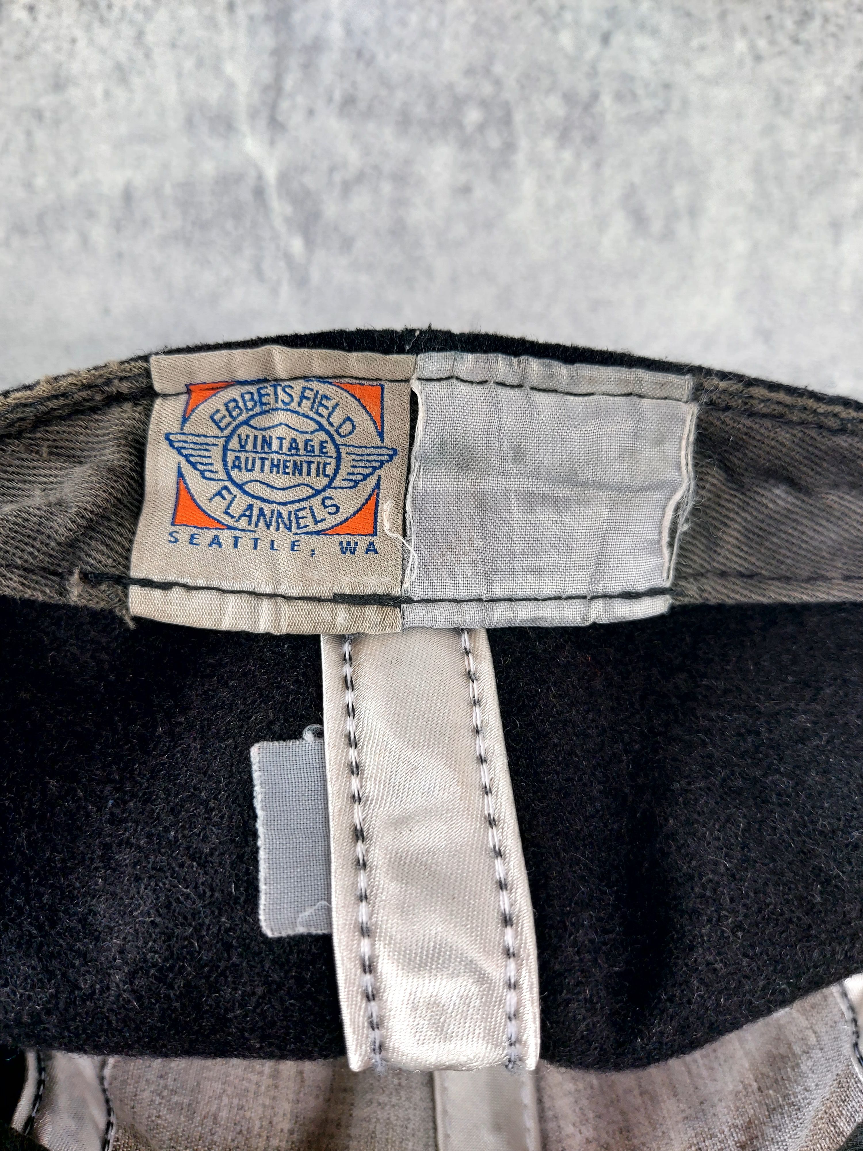 Ebbets Field Flannels × Vintage 💥Vintage Ebbets Field Flannels Logo Fitted Cap Size ONE SIZE - 2 Thumbnail