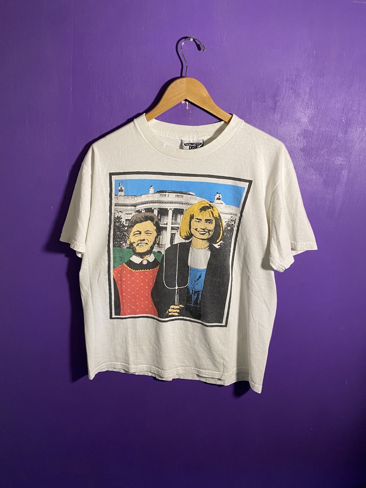 Other Vintage 90s The Clintons american gothic art tee Size US L / EU 52-54 / 3 - 1 Thumbnail