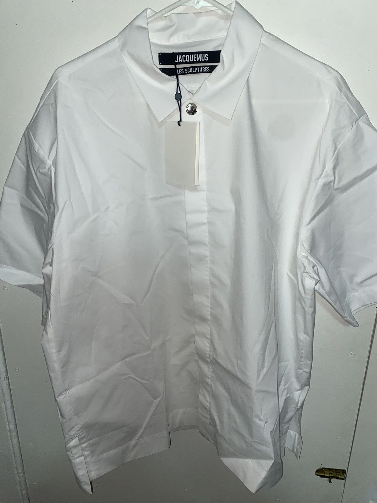 Jacquemus Jacquemus La Chemise Manches courte Size US L / EU 52-54 / 3 - 1 Thumbnail