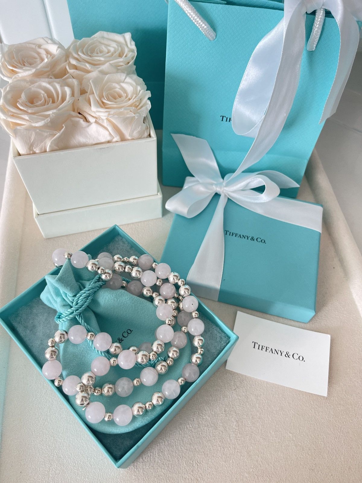 Tiffany & Co. Vintage Tiffany & Co. Pink Quartz Silver Beads Necklace 30” Size ONE SIZE - 11 Thumbnail