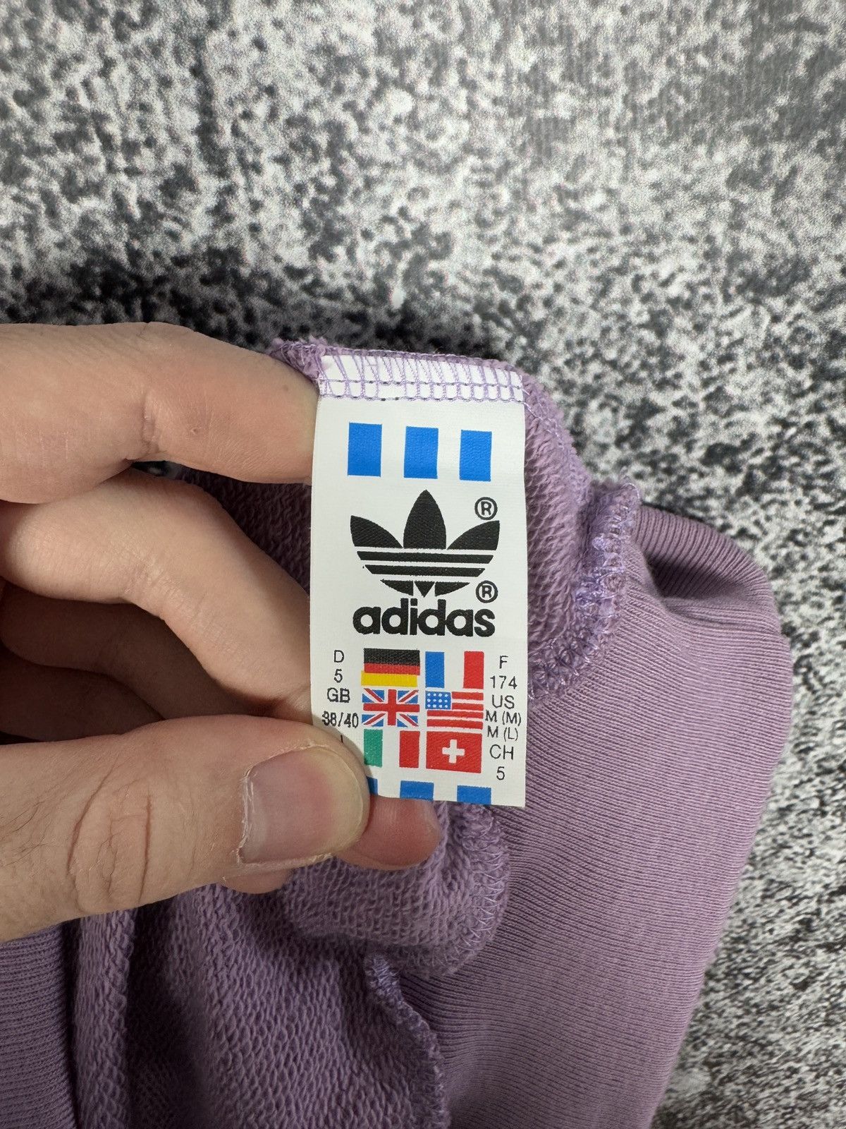 Adidas Adidas Vintage 90s Purple Hoodie Retro Trefoil Logo Size M Size US M / EU 48-50 / 2 - 11 Thumbnail
