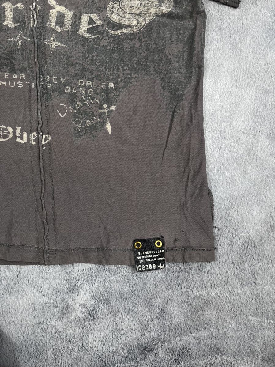 Japanese Brand × Vintage Vintage Y2K Japanese faded biglogo tee streetwear size S Size US S / EU 44-46 / 1 - 5 Thumbnail