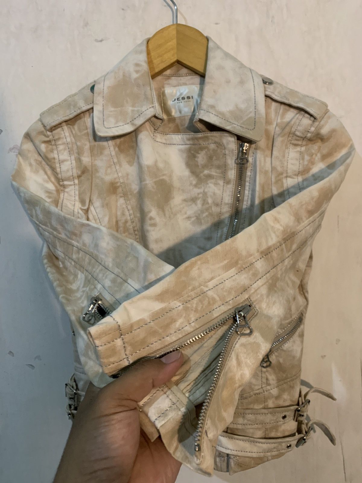 Hysteric Glamour × If Six Was Nine × Le Grande Bleu (L.G.B.) Japanese JESSI biker jacket multizip ifsixwasnine lgb Size S / US 4 / IT 40 - 4 Thumbnail