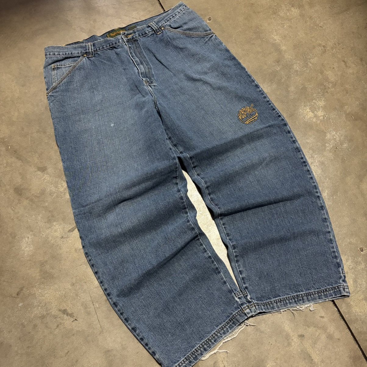 Timberland Vintage Timberland Baggy Denim Jeans Wide Leg Skater Y2K Size US 40 / EU 56 - 2 Thumbnail