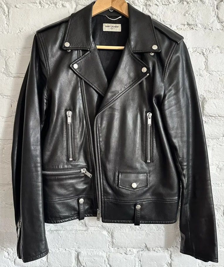 Saint Laurent Paris Saint Laurent L01 Leather Jacket Size US M / EU 48-50 / 2 - 1 Thumbnail
