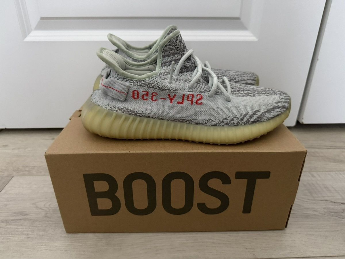 Adidas × Kanye West Adidas Yeezy Boost 350 V2 Blue Tint Size US 8.5 / EU 41-42 - 2 Thumbnail